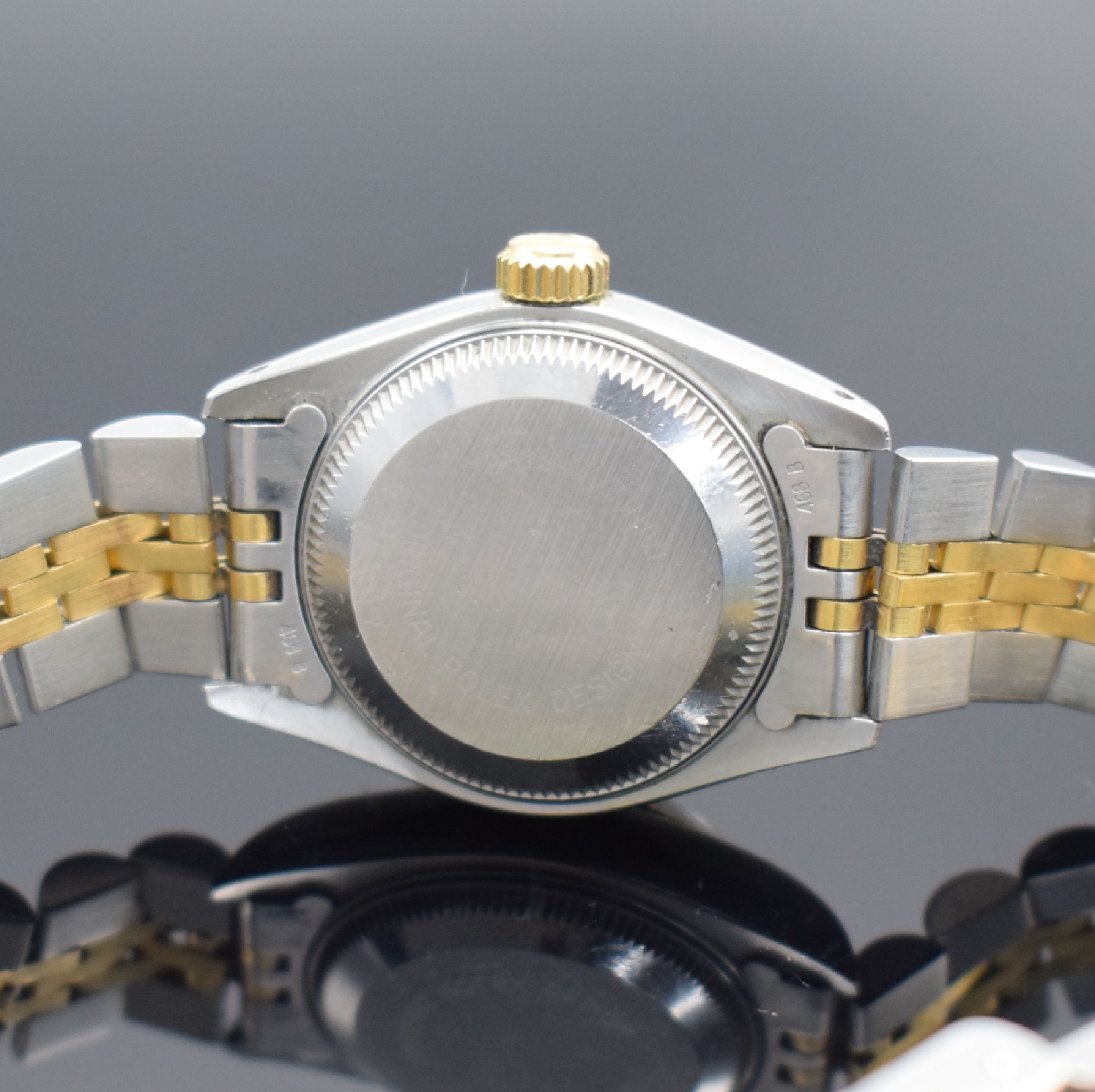 Detail d: ROLEX Damenarmbanduhr Oyster Perpetual Datejust Referenz 69173, Automatik, LC 100, X-Serie, verschr. Geh. in Edelstahl & Gold komb. inkl. Jubileeband ...