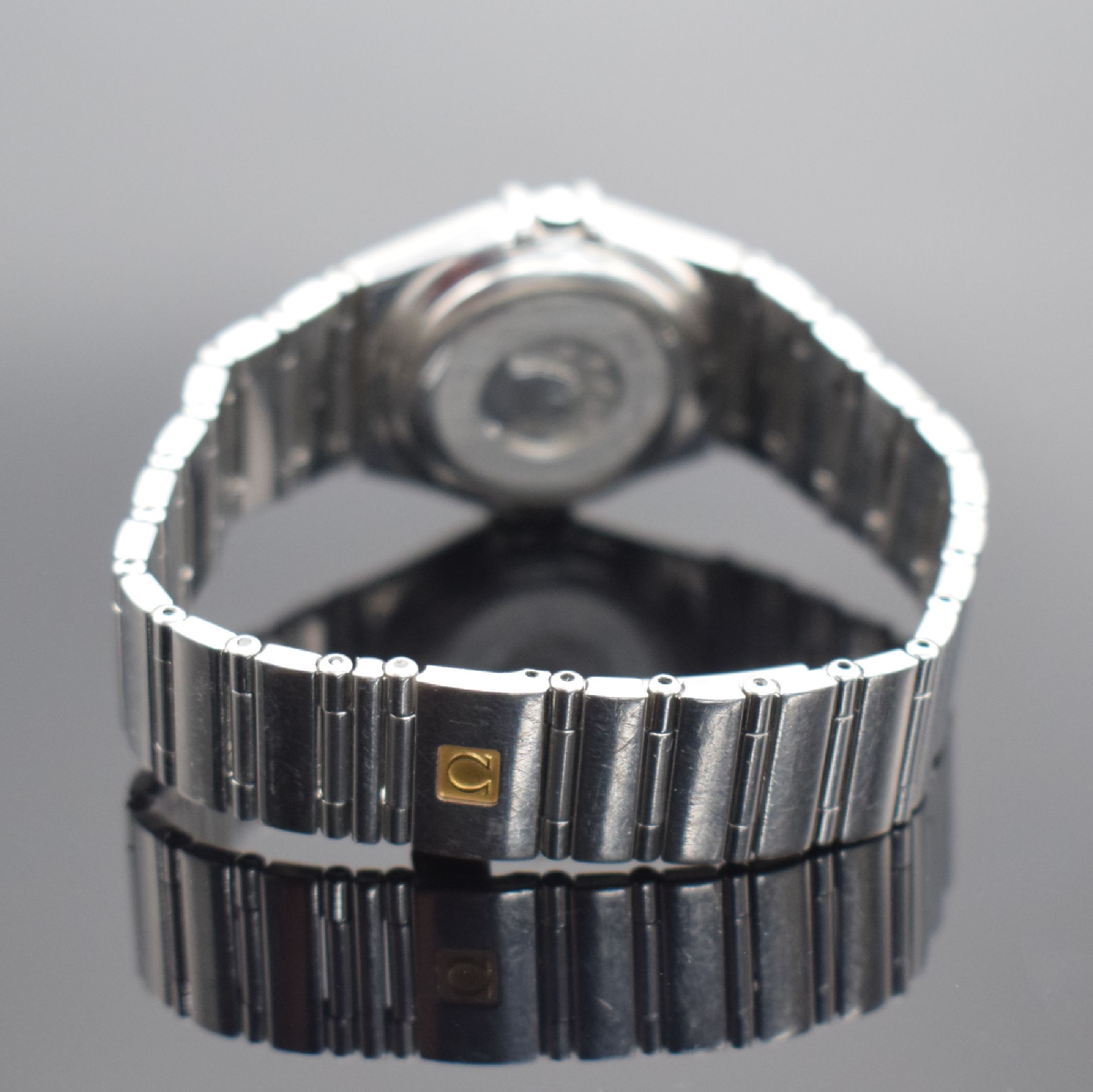Detail b: OMEGA Constellation My Choice Damenarmbanduhr, Schweiz um 2005, Automatik, Ref. 766 1241, Edelstahlgeh. inkl. Gliederband, Lünette m. röm. Zahlen, ...