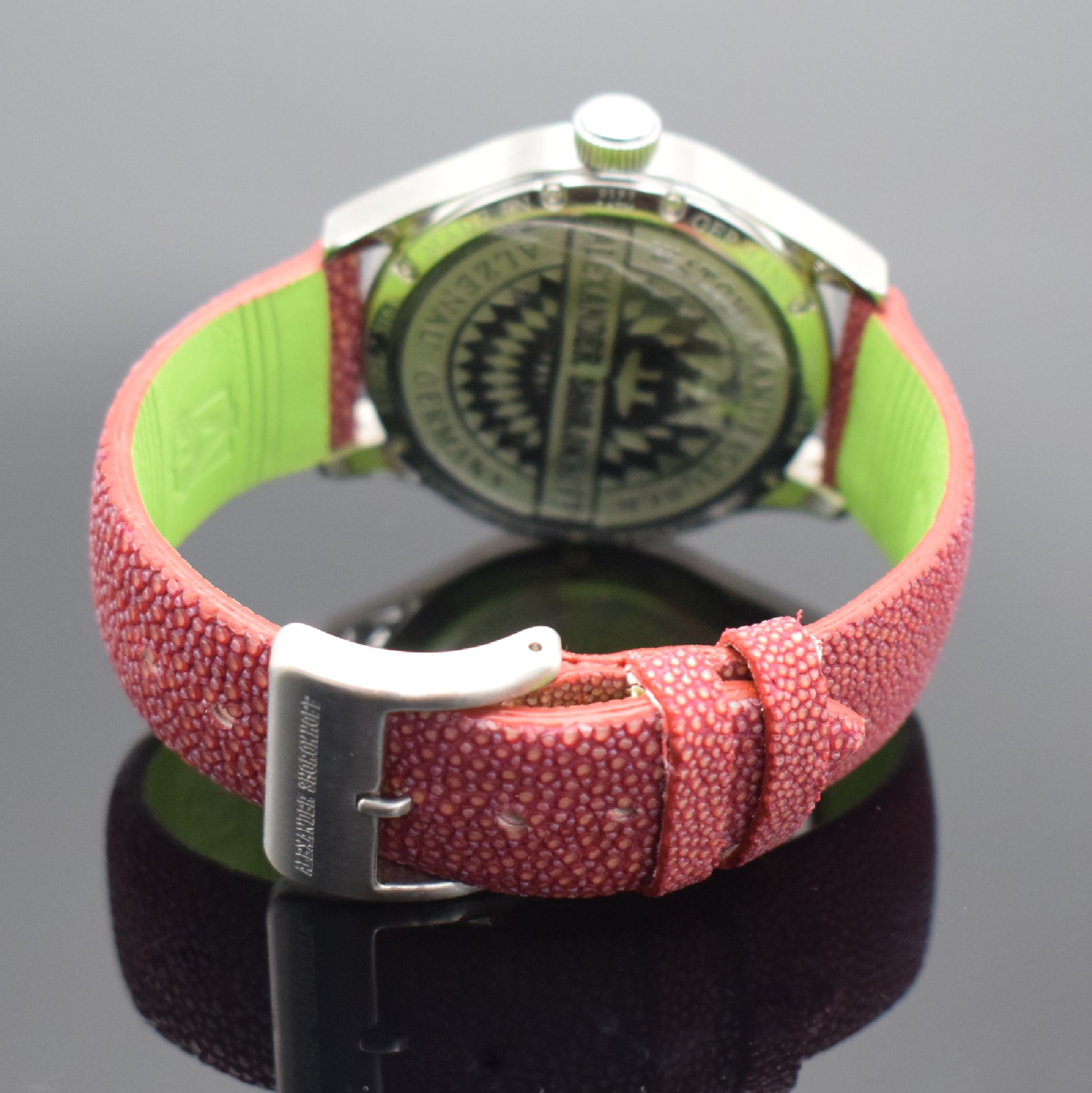Detail b: ALEXANDER SHOROKHOFF Miss Avantgarde auf 500 Stück limitierte Armbanduhr, Deutschland um 2015, Automatik, Edelstahlgeh., Boden 6-fach verschr., ...