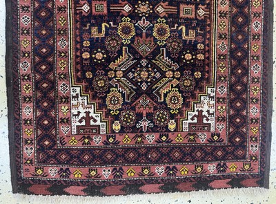 26470701c - Antiker Belutsch, Persien, um 1900, Wolle auf Wolle, ca. 160 x 86 cm, EHZ:2 ...