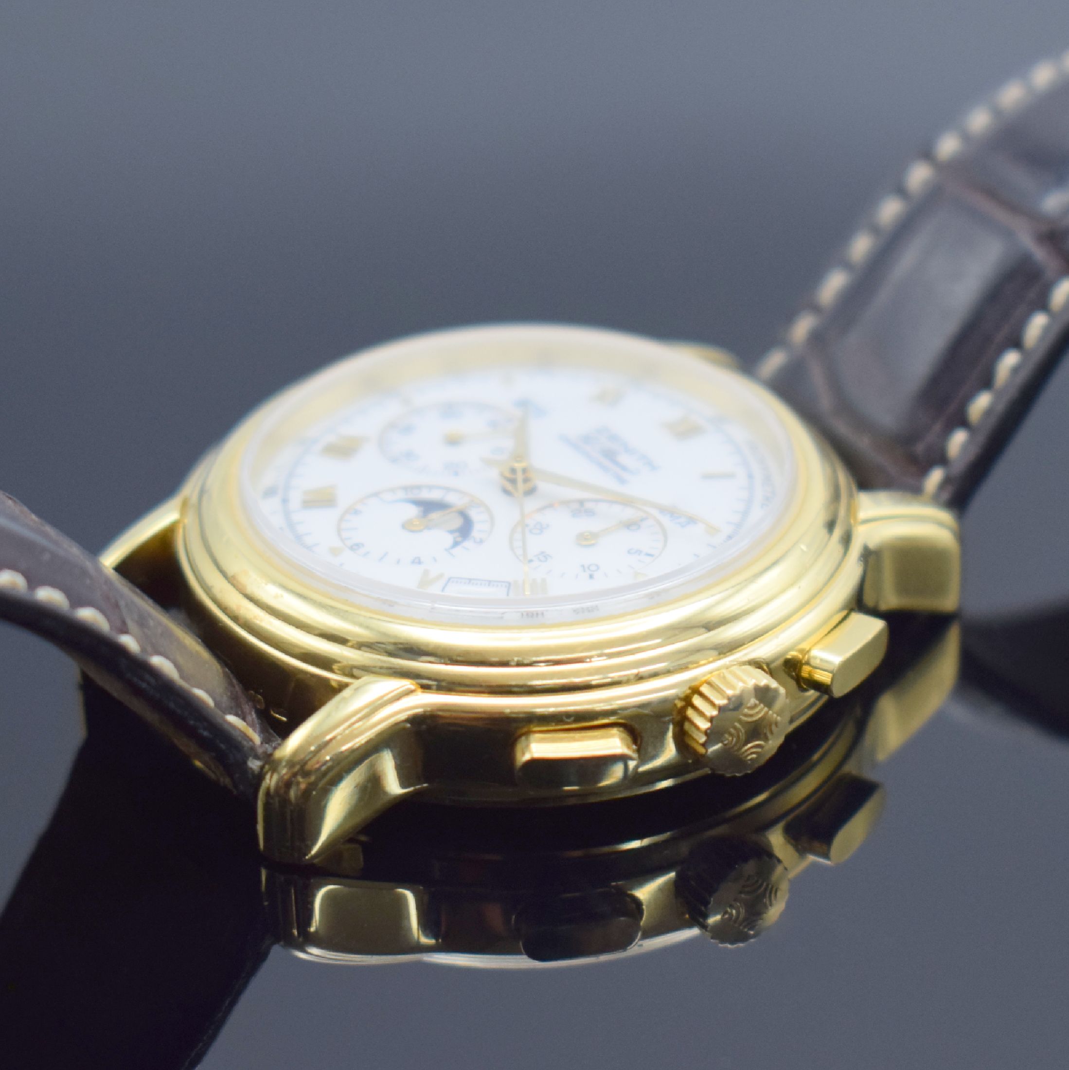 Detail c: ZENITH El Primero Chronomaster Chronometer Armbandchronograph mit Vollkalender in GG 750/000 Referenz 0240.410, Schweiz verk. 03/1999, Automatik, ...