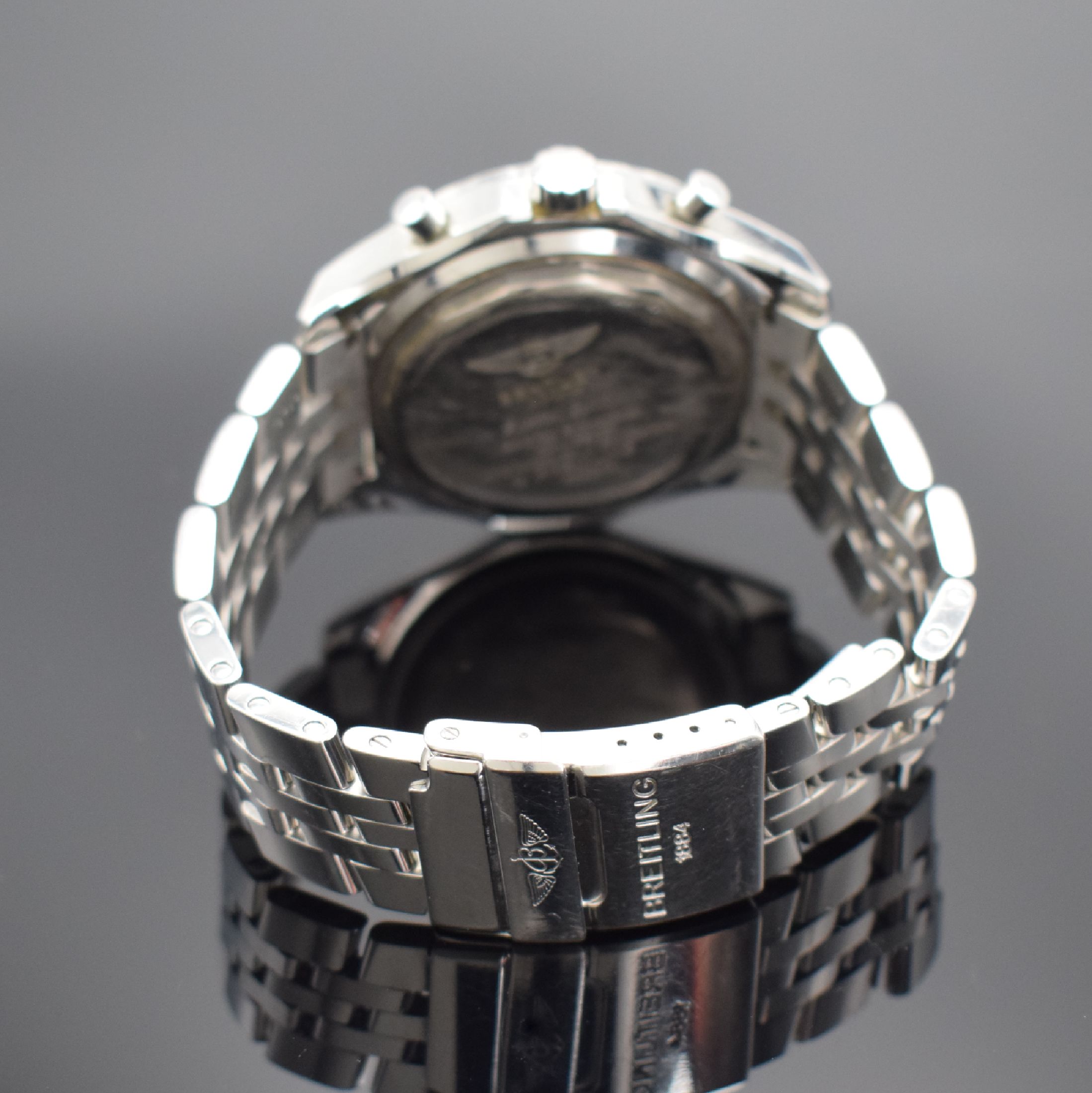Detail c: BREITLING for Bentley Motors große Herrenarmbanduhr mit Chronograph Referenz A 25362, Schweiz verk. lt. beil. orig. Pap. 12/2004, Automatik, ...