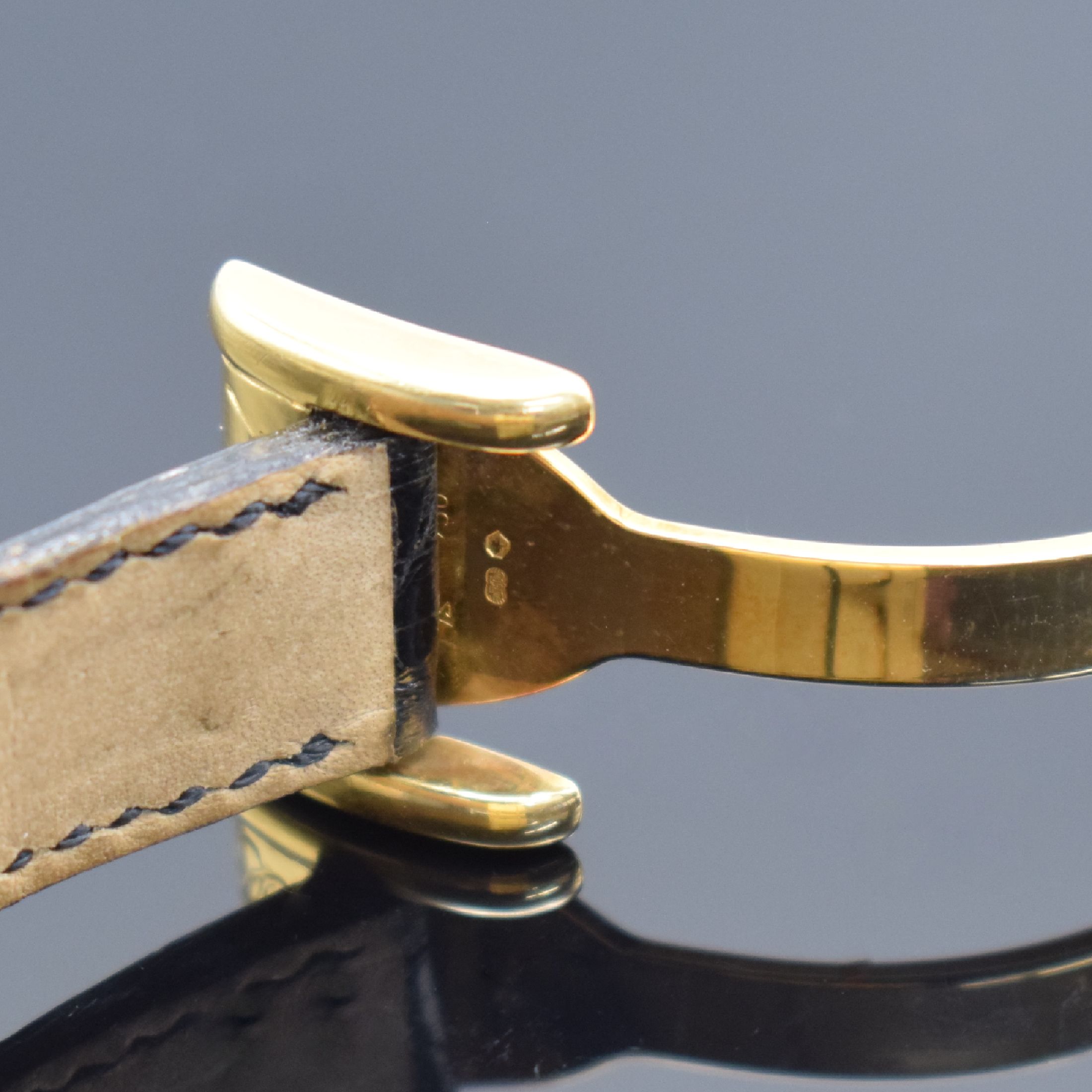 Detail c: CHOPARD La Strada Damenarmbanduhr in GG 750/000 Referenz 6914, Schweiz verk. lt. beil. Zert. 09/2001, quarz, massives gewölbtes Geh. beids. aufw. m. ...