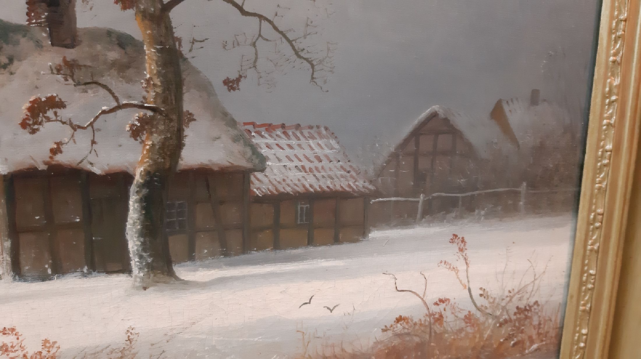 Detail g: Gustav Lange, 1811 Mühlheim-1887 Düsseldorf, deutscher Landschaftsmaler der Düsseldorfer Schule, Schüler von Johann Wilhelm Schirmer, hier: ...