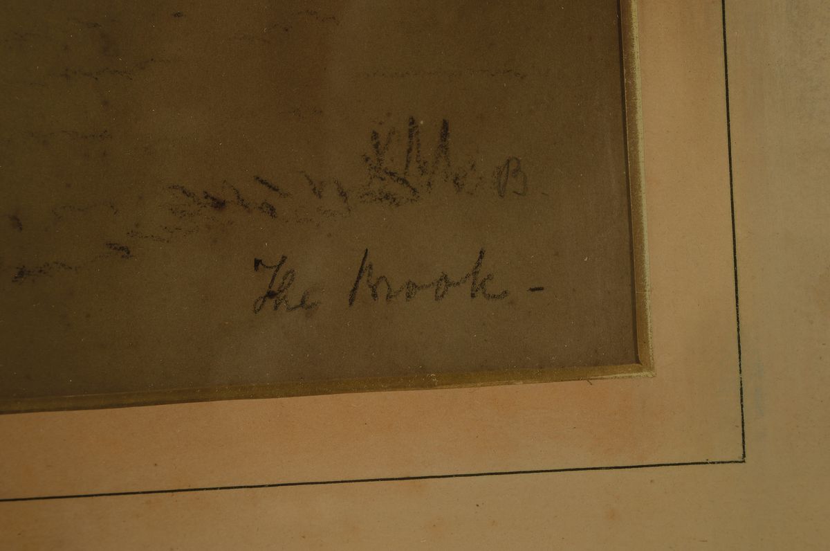 Detail c: Unbekannter Künstler, England, um 1900, drei Szenen mit Parforcejagden, Bleistiftzeichnungen mit Deckweiß und roter Gouache gehöht, je ca. ...