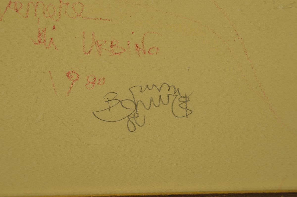 Detail c: Bruno Bruni, geb. 1935 Gradara/Italien, La Venere di Urbino, Farblithographie, handsigniert und num. 5/150, ca. 57x79cm, u.Gl., R. ca. 71x91cm