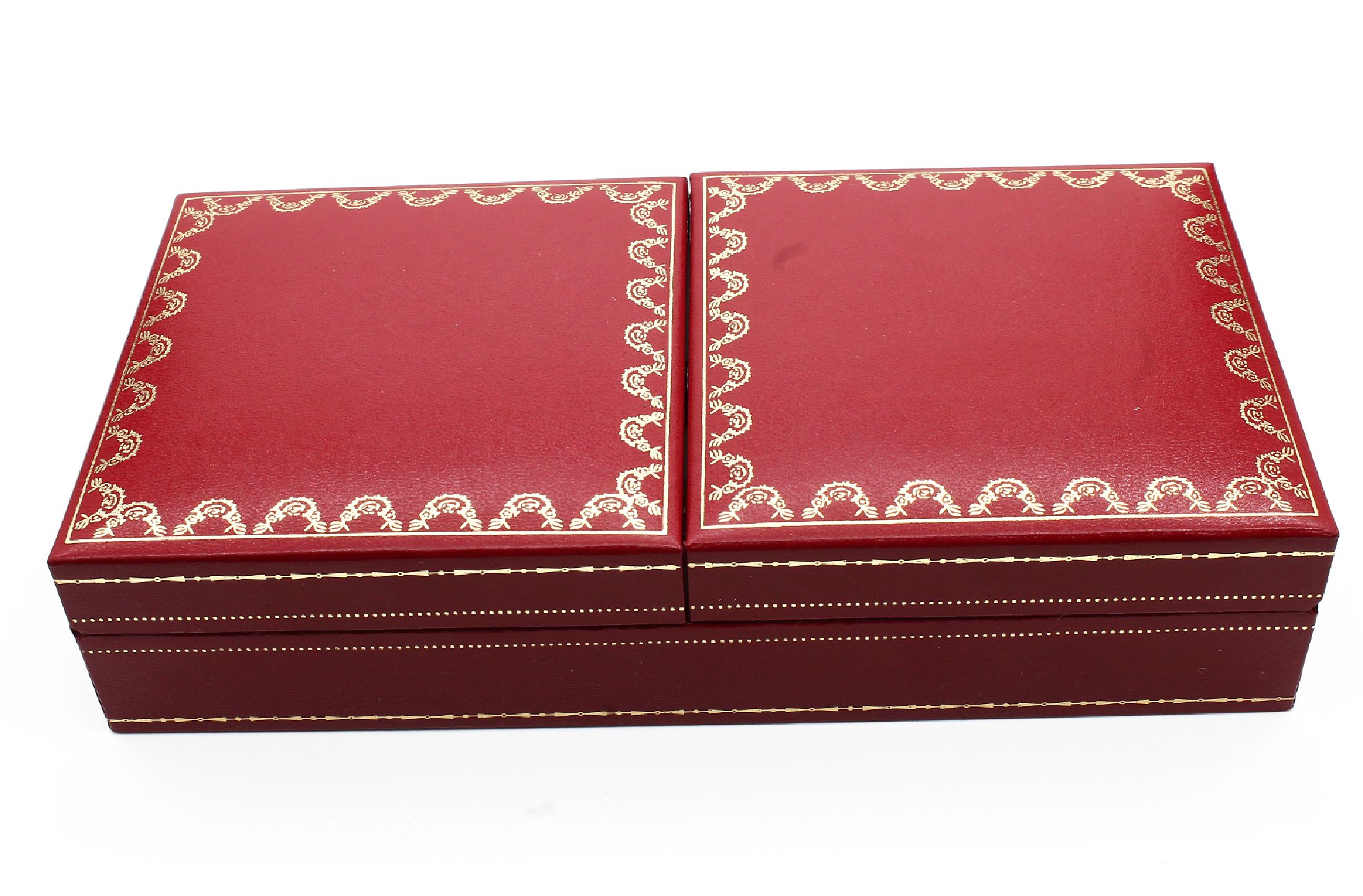 Detail a: CARTIER Kugelschreiber, Serie "Pasha de Cartier", Korpus rotes Edelharz, Kappe Silber mit rotem Glascabochon, im orig. Etui, mit Papieren ...