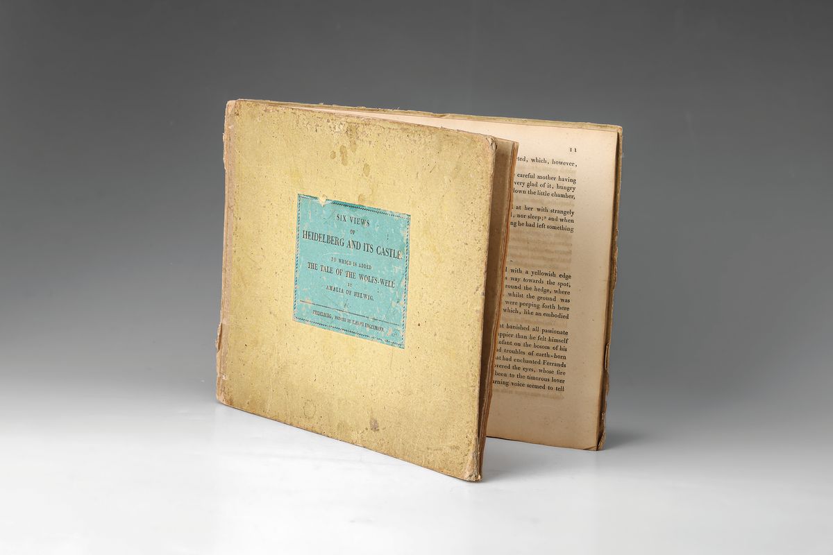 Ansichtsbuch: Six Views of Heidelberg, To Which Is Added The Tale Of The Wolfs-Well by Amalia Of Helwig, Heidelberg, Joseph Engelmann 1826, englische ...
