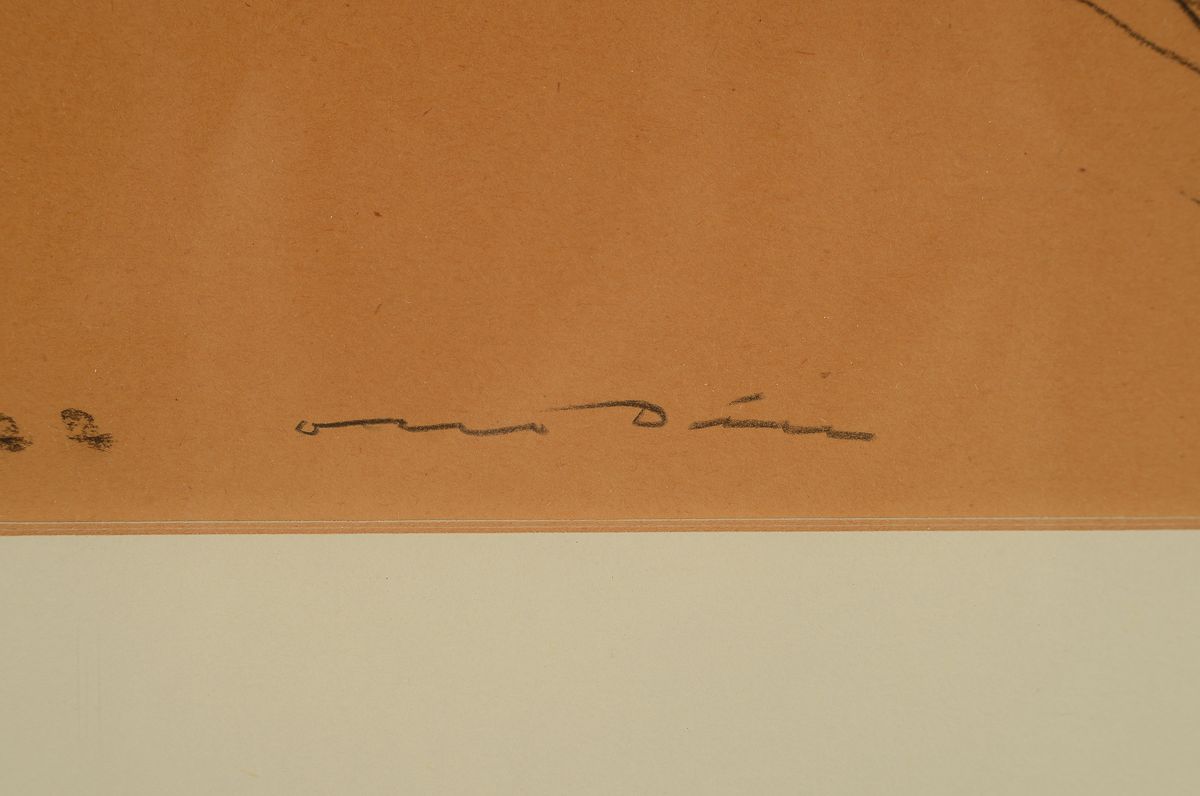 Detail a: Otto Dill, 1884 Neustadt a.d. Weinstraße - 1957 Bad Dürkheim, Bleistiftzeichnung, Skizzen eines Hundewelpen, signiert u. datiert Febr. 1922, ...