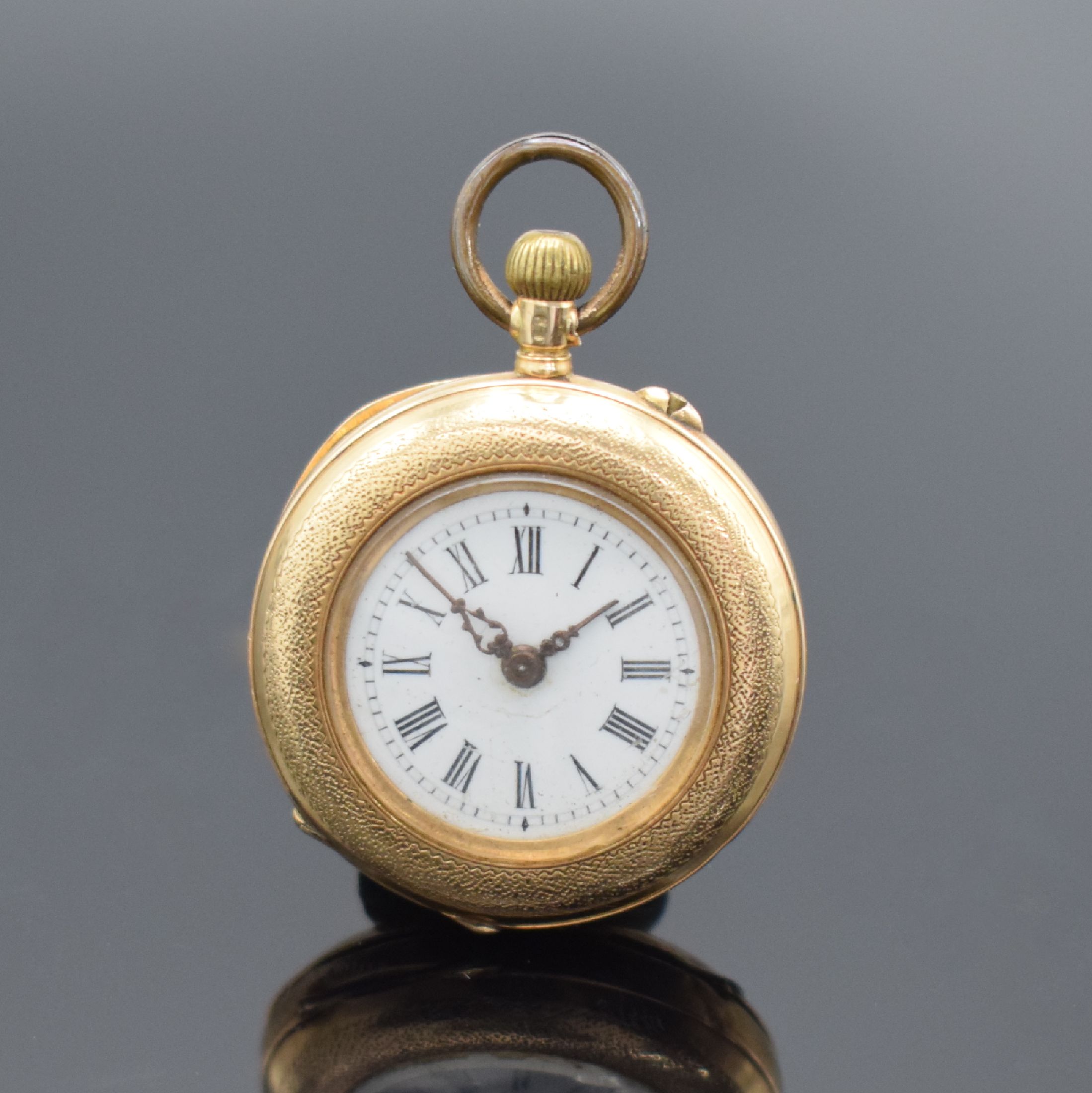 Detail e: Konvolut: 3 Taschenuhren in GG 585/000, Schweiz 1860 bis 1900, alle Zylinderwerke, 1 x Schlüsselaufzug, J.F. Boutte / H. Moser & Cie., 3-Deckel ...