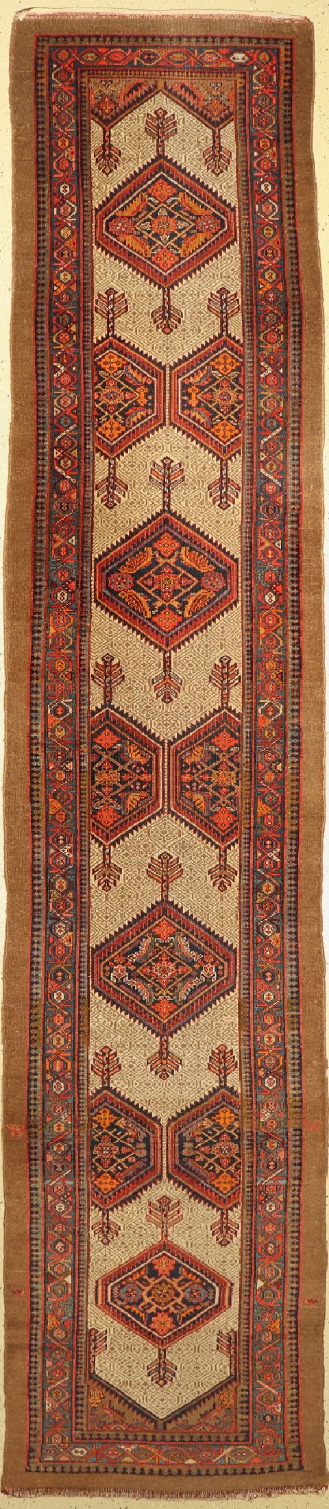 Antike Sarab Galerie, Persien, um 1900, Wolle auf Baumwolle, ca. 500 x 105 cm, EHZ:(Guter Zustand)
