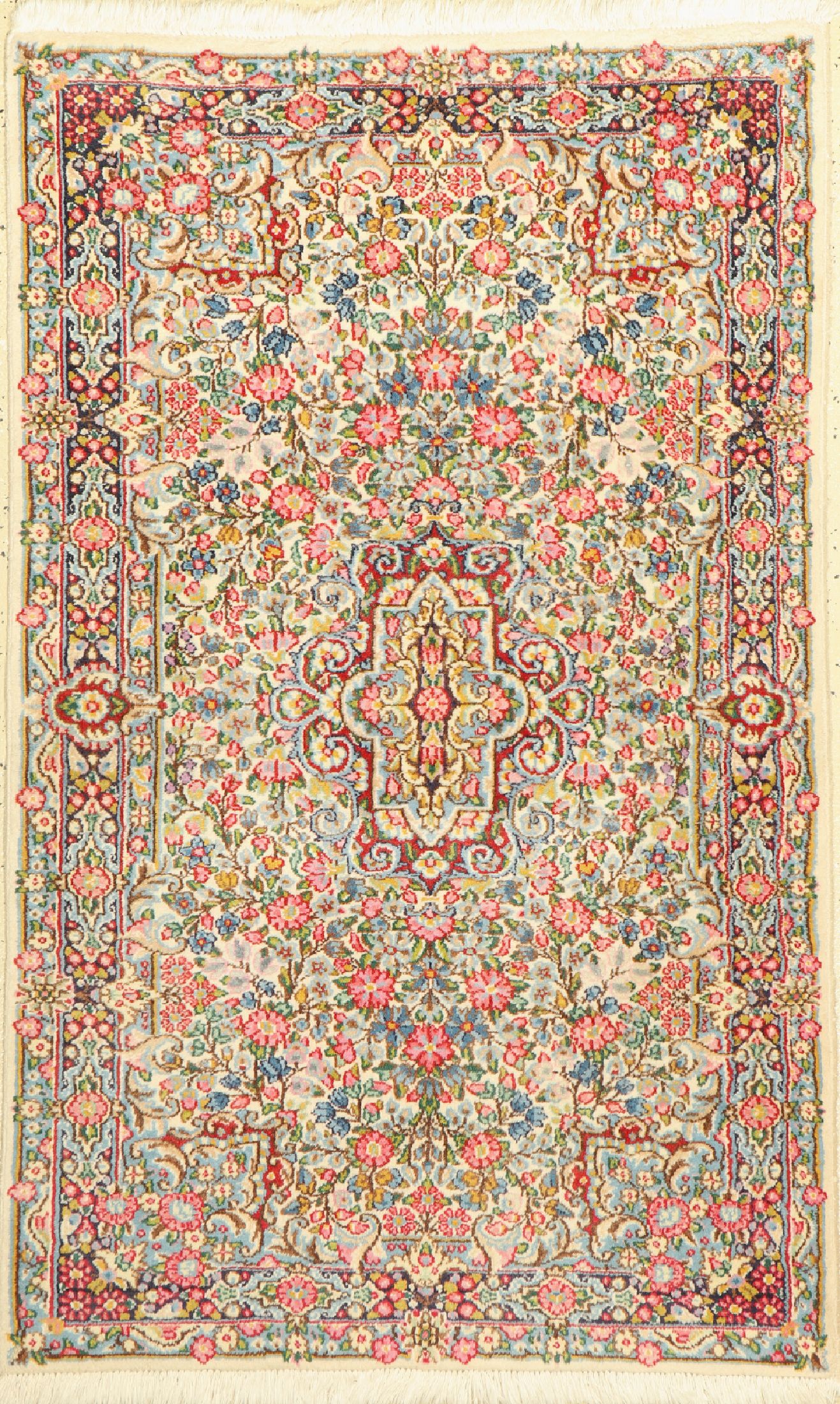 Kerman, Persien, ca. 50 Jahre, Wolle auf Baumwolle, ca. 153 x 93 cm, EHZ: 1-2