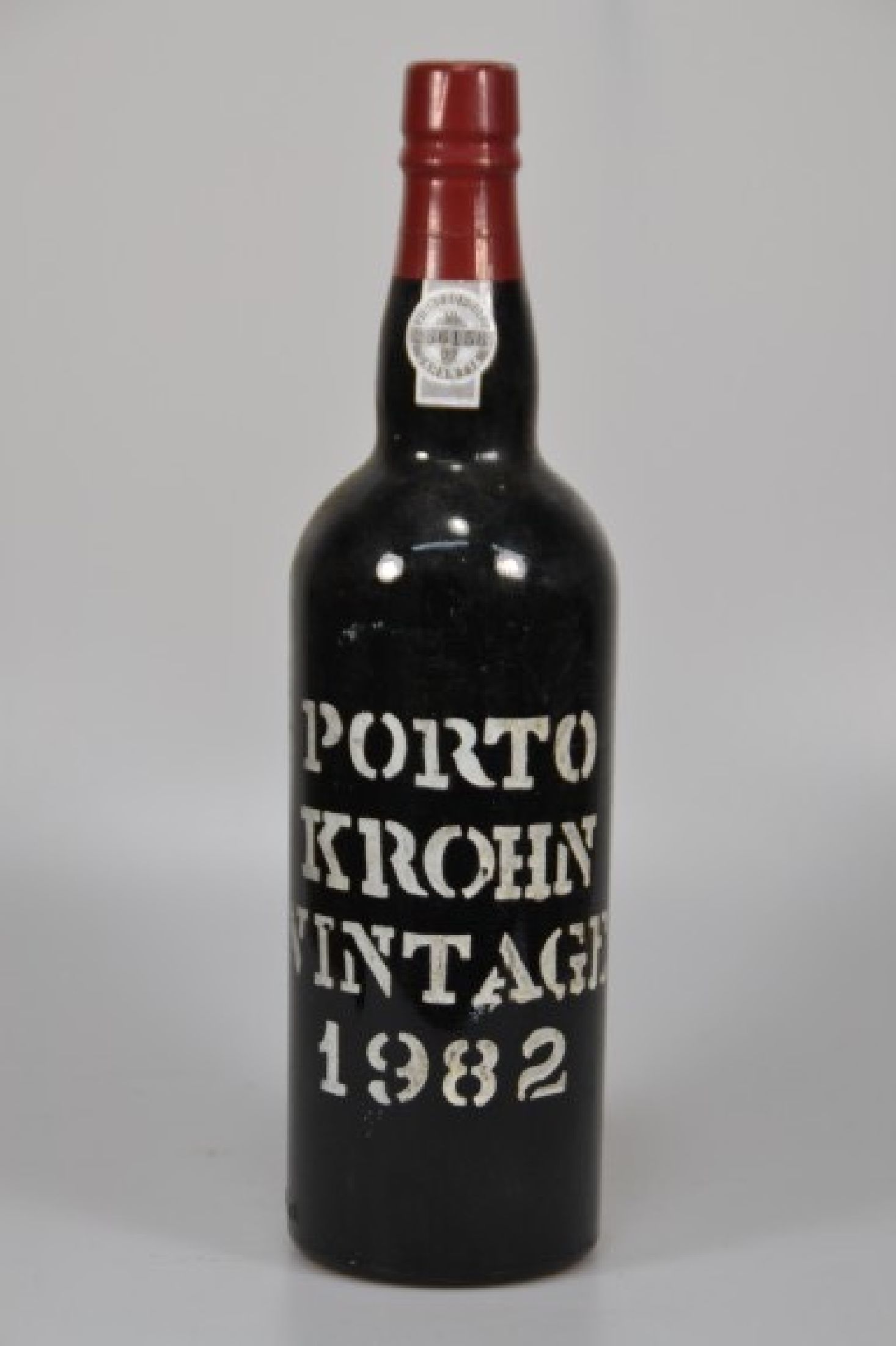 Detail a: 1 Flasche 1982 Porto Krohn Vintage Port, Wiese & Krohn, 750ml, 20% Vol., l beschmutzt