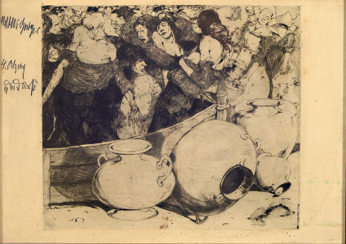 Willi Geiger, 1878 Schönbrunn bei Landshut - 1971 München, Studium an der Kunstgewerbeschule München und an der Akademie München unter Franz von ...