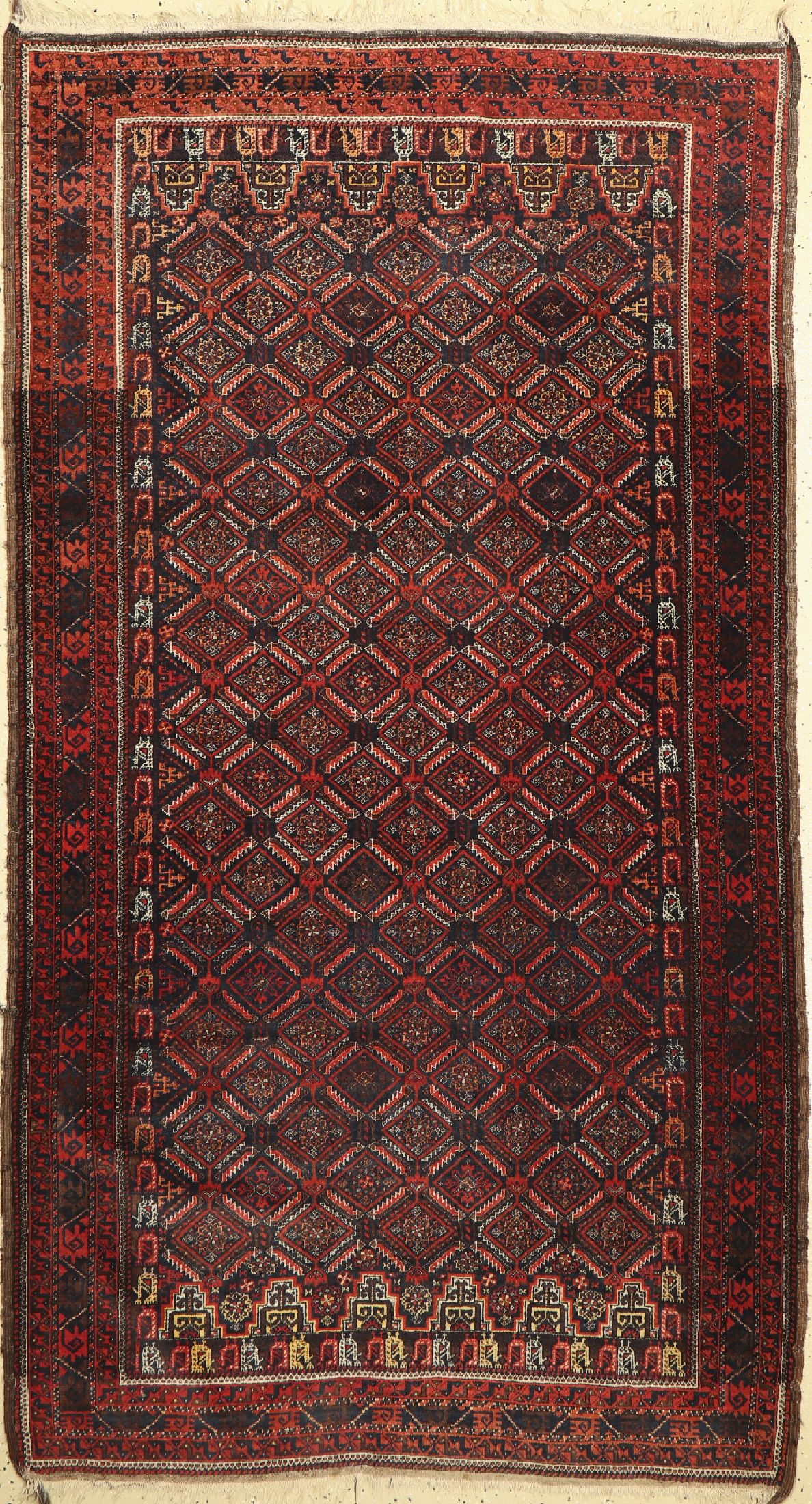 Belutsch alt, Persien, um 1930/1940, Wolle auf Wolle, ca. 215 x 120 cm, EHZ: 2-3