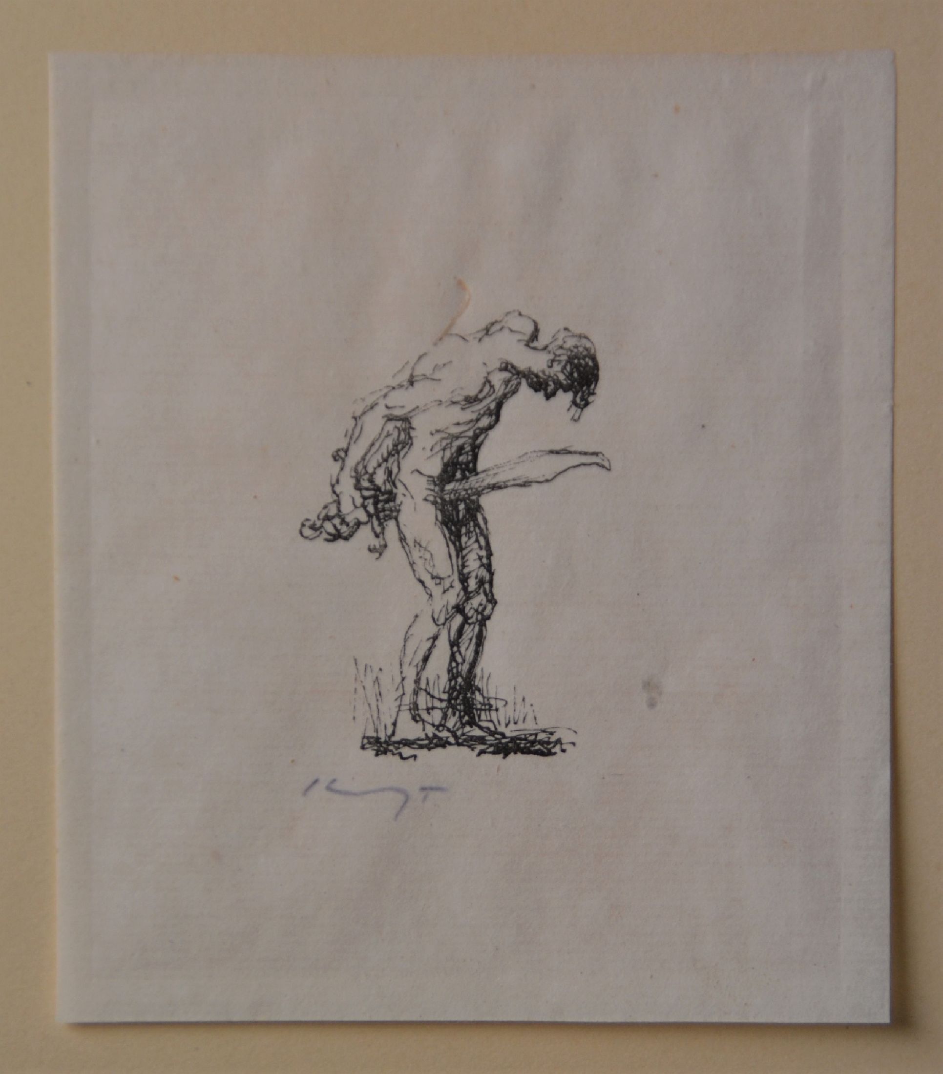 Detail a: Max Slevogt, 5 Grafiken: alle handsigniert, a. aus der Folge "Die Inseln Wak Wak", "Hasan uns seine verzweifelte Mutter", ...