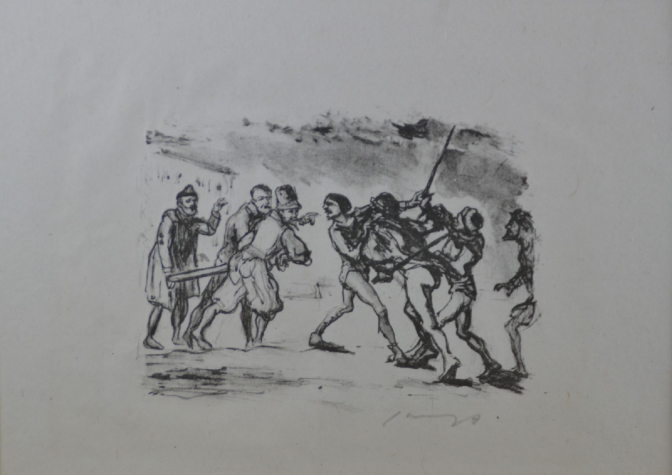 Detail c: Max Slevogt, 5 Grafiken: alle handsigniert, a. aus der Folge "Die Inseln Wak Wak", "Hasan uns seine verzweifelte Mutter", ...
