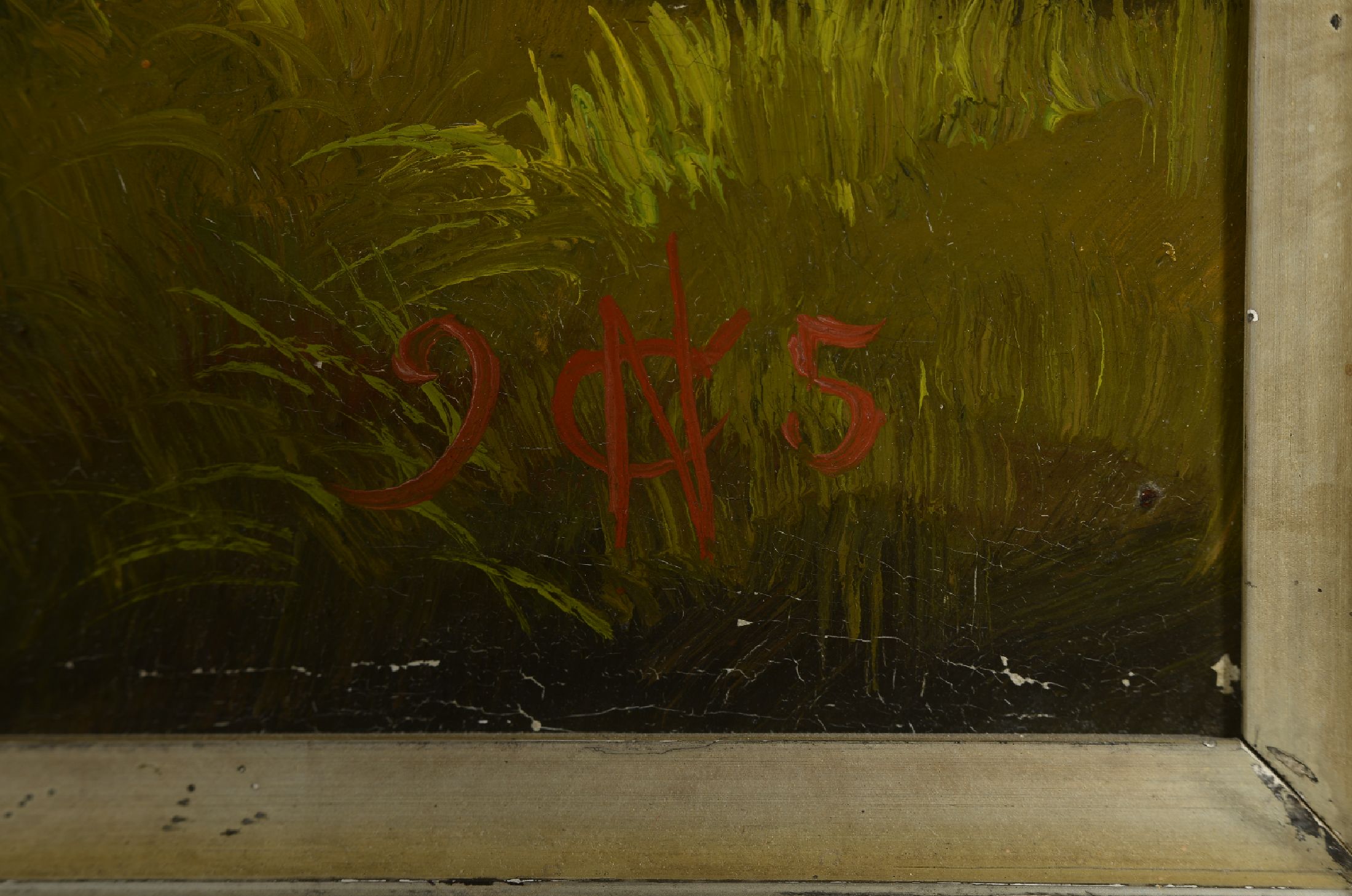 Detail a: Nils Hans Christiansen, 1850-1922 dänisch, idyllische Seenlandschaft mit Blick auf ein dänisches Schloss, Dampfschiff und illustre Gesellschaft in ...