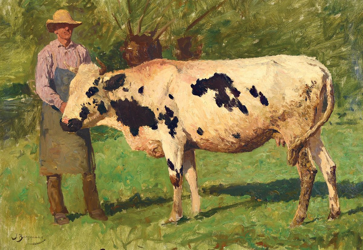 Julius Hugo Bergmann, 1861 Nordhausen-1940 Karlsruhe, Studium an der Akademie Karlsruhe bei Baisch und Schönleber, wurde 1897 Prof. in Düsseldorf ...