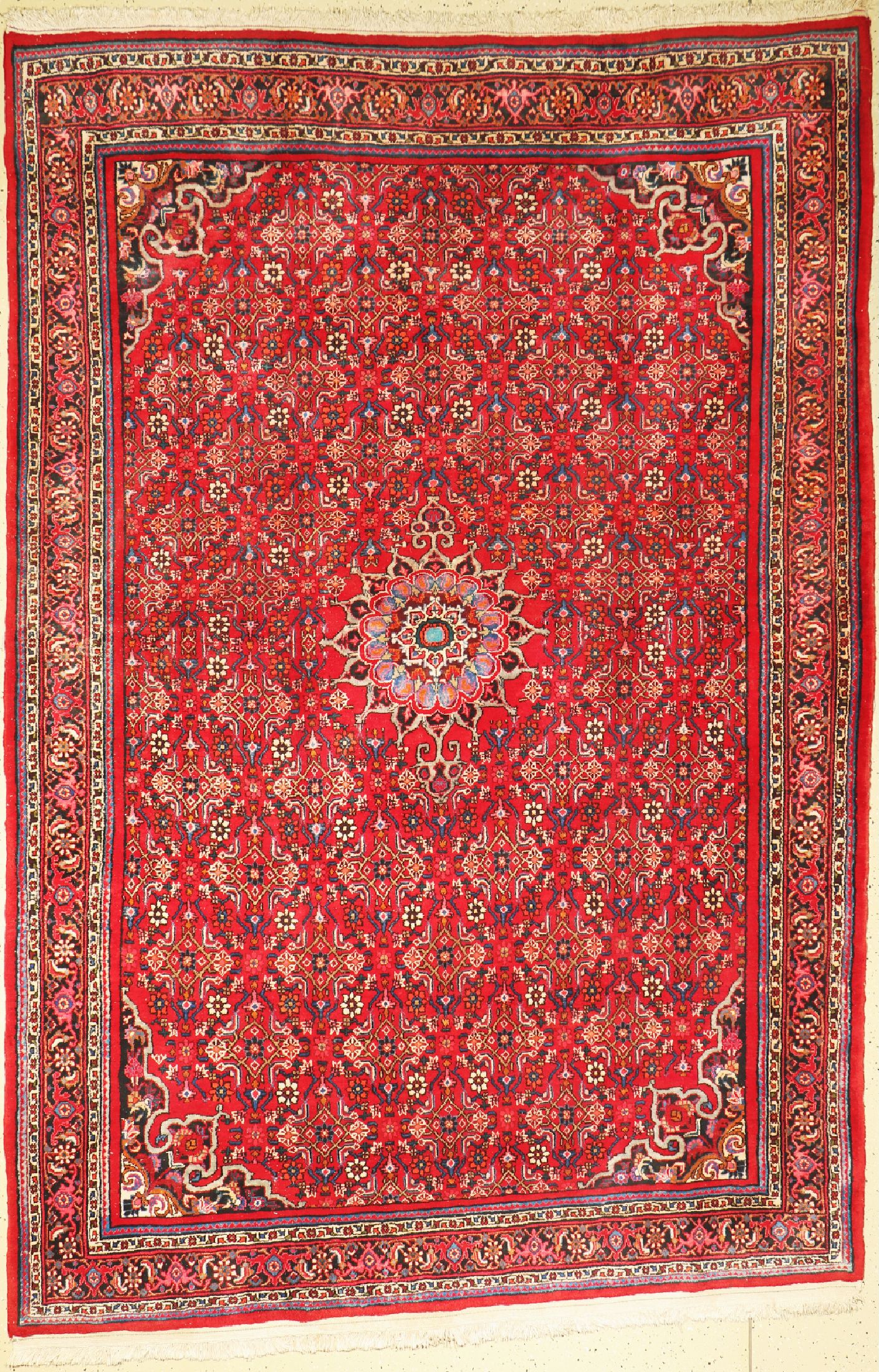 Bidjar alt, Persien, ca. 50 Jahre, Wolle auf Baumwolle, ca. 315 x 210 cm, EHZ: 1-2