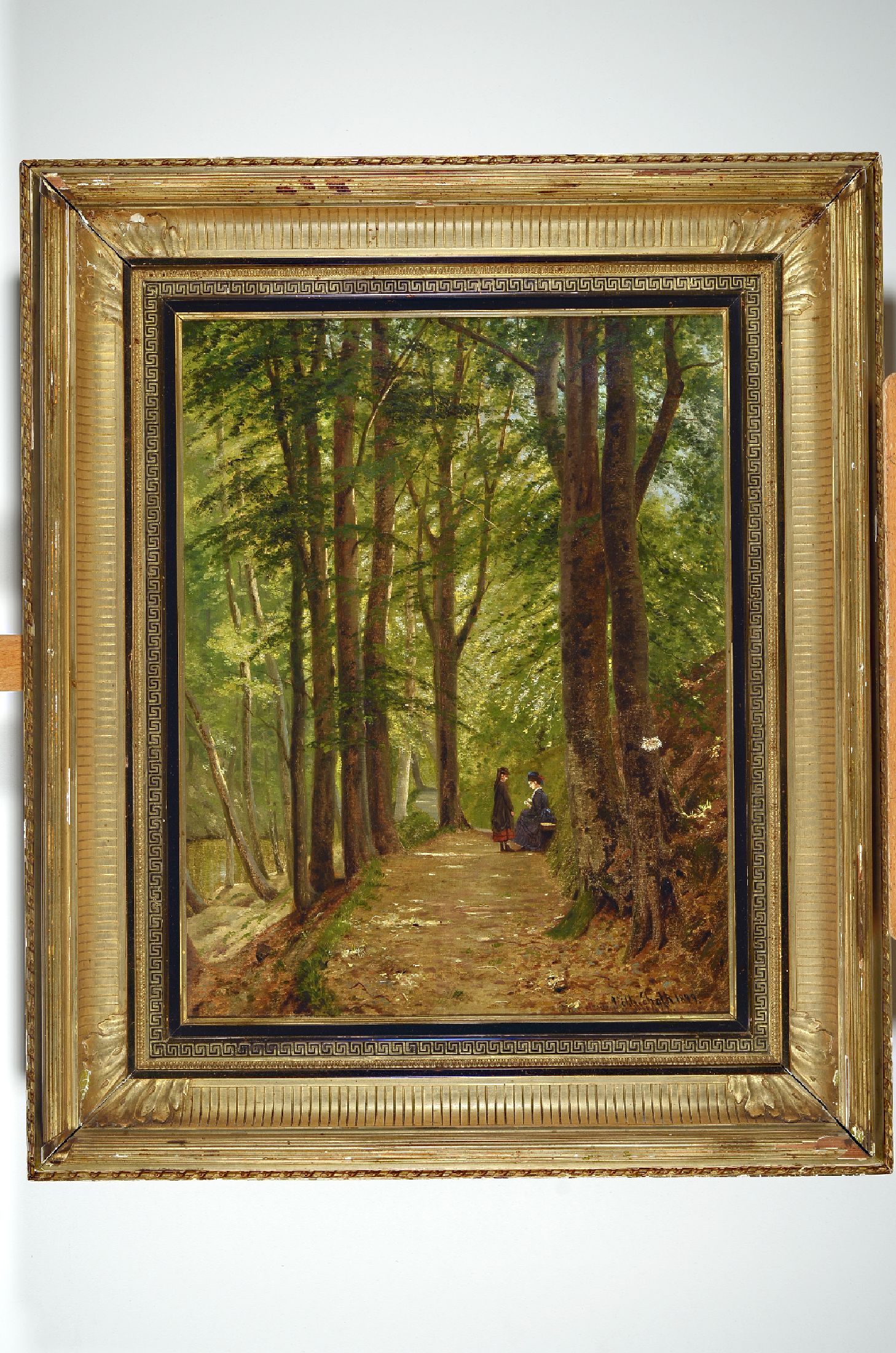 Vilhelm Groth, 1842 - 1899 Kopenhagen, Ausbildung an der Zeichenschule von Frederik Ferdinand Helsted, Studium an der Akademie Kopenhagen, beschickte ...