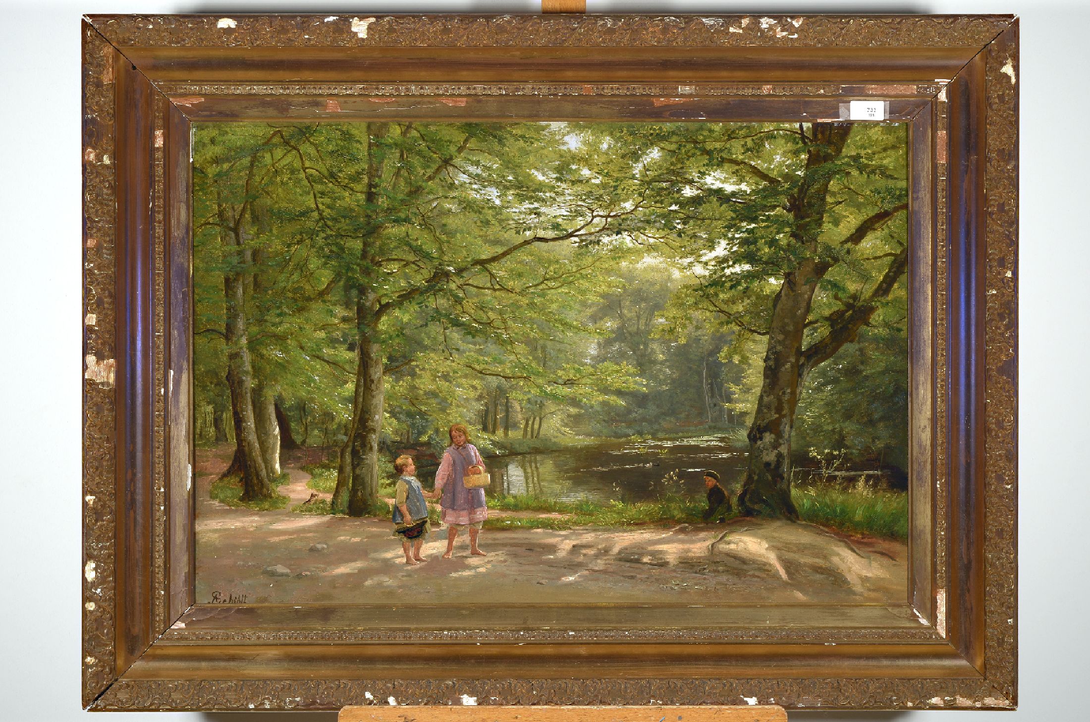 Heinrich August Schiott, 1823 Helsingor-1895 Hellebaek, Studium an der Kgl. Kunstakademie Kopenhagen, sowie im Atelier von Christoffer Wilhelm ...