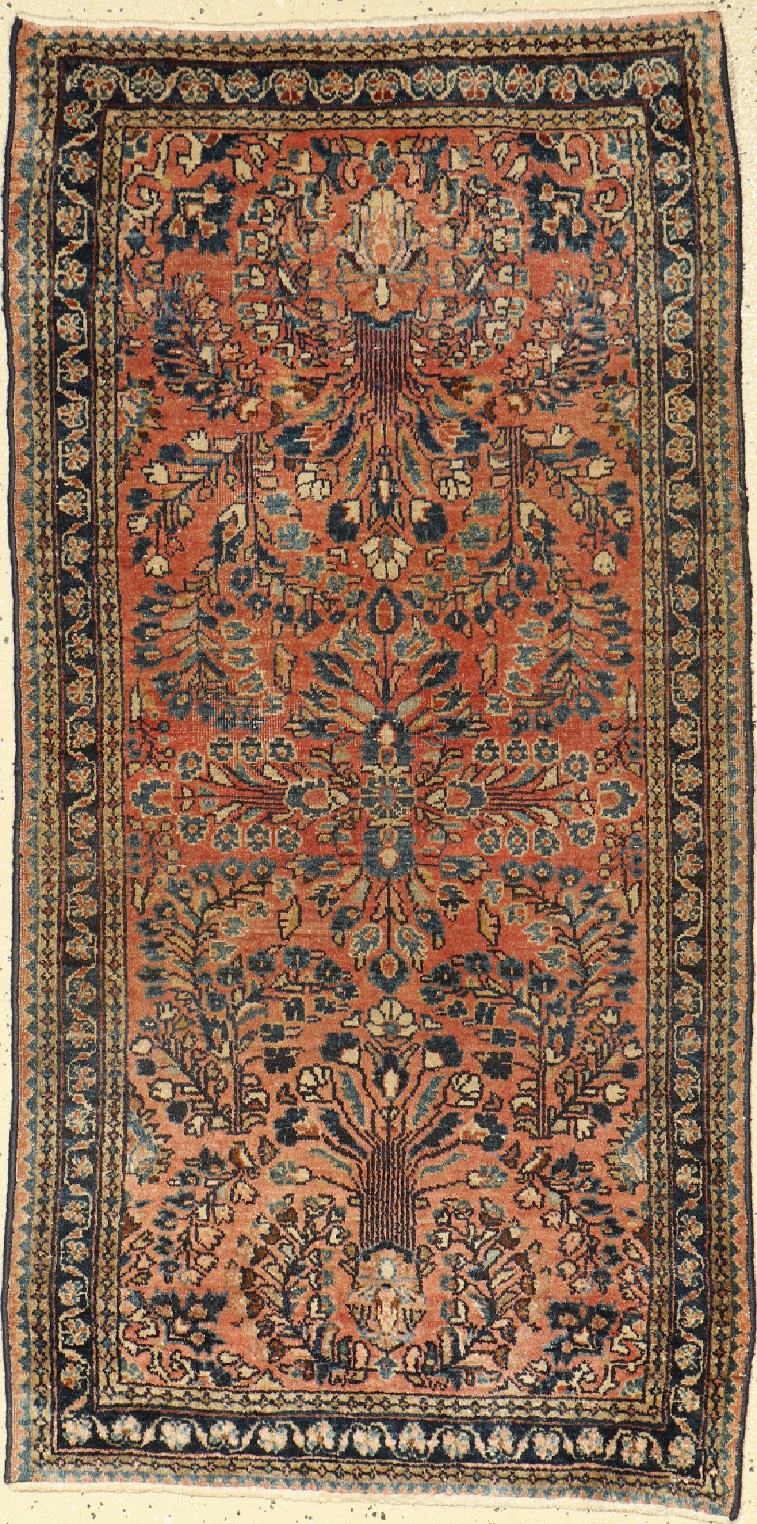 Us Re-Import Sarogh, Persien, um 1910, Wolle auf Baumwolle, ca. 125 x 67 cm, EHZ: 3