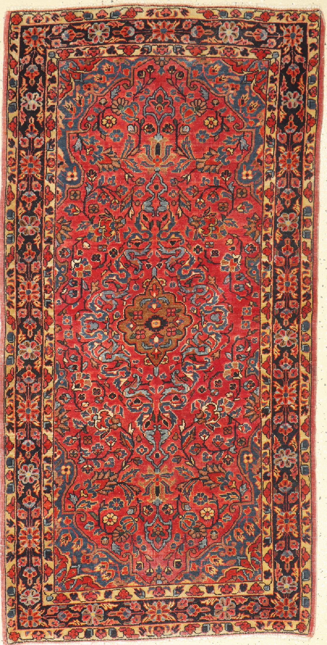 Us Re-Import Sarogh, Persien, um 1910, Wolle auf Baumwolle, ca. 155 x 80 cm, EHZ: 2-3