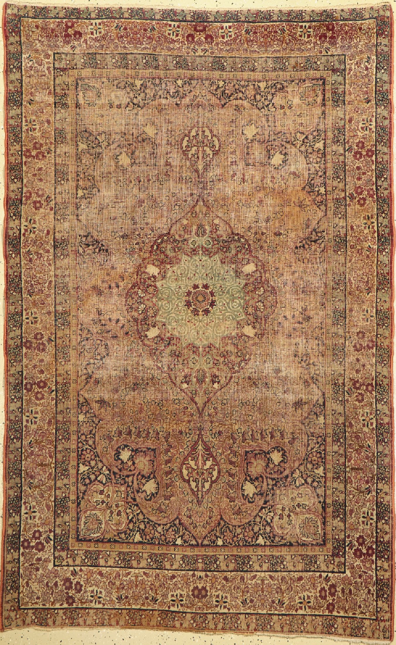 Antiker Kerman, Persien, um 1900, Wolle aufBaumwolle, ca. 210 x 133 cm, EHZ: 4