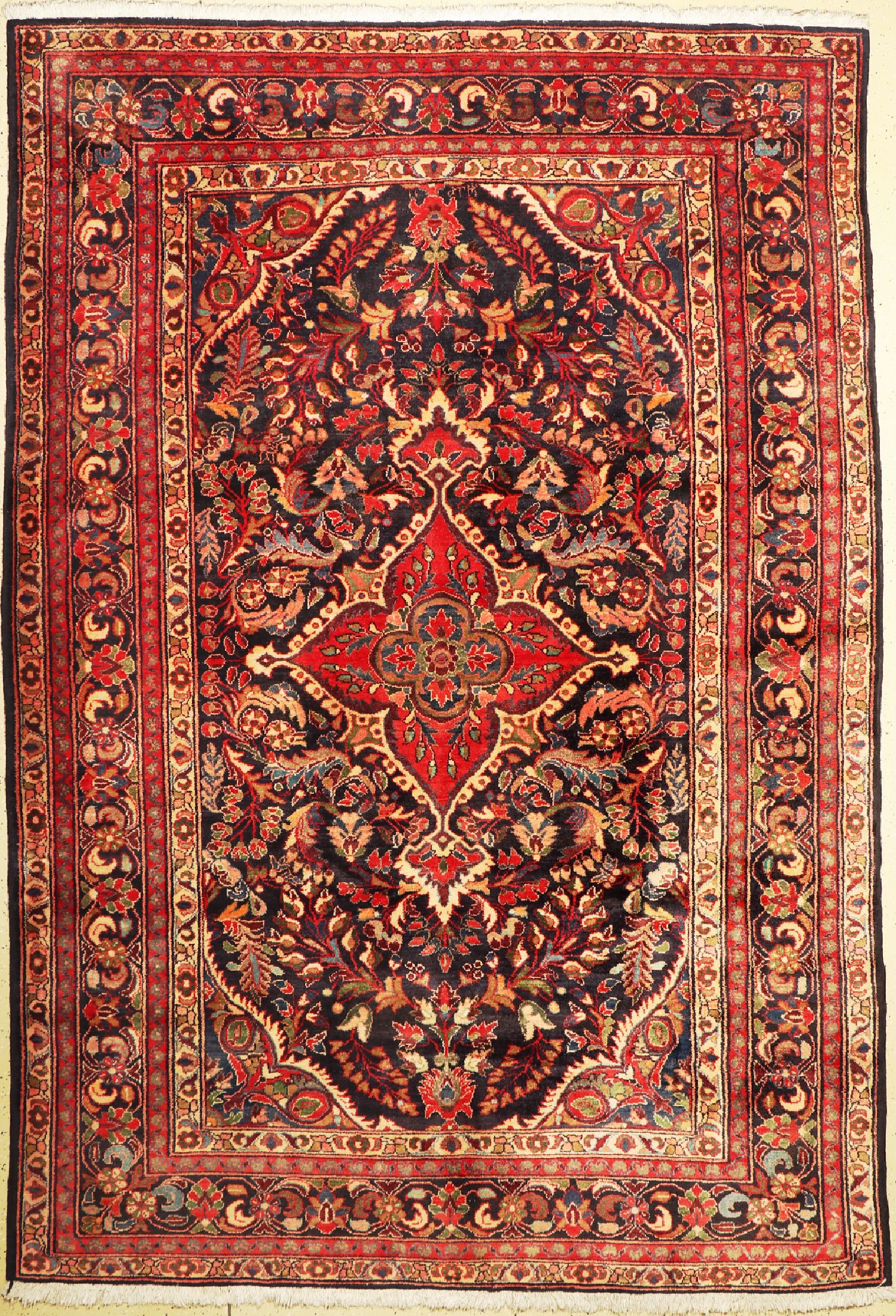 Nanaj alt, Persien, um 1950, Wolle auf Baumwolle, ca. 335 x 227 cm, EHZ: 1-2