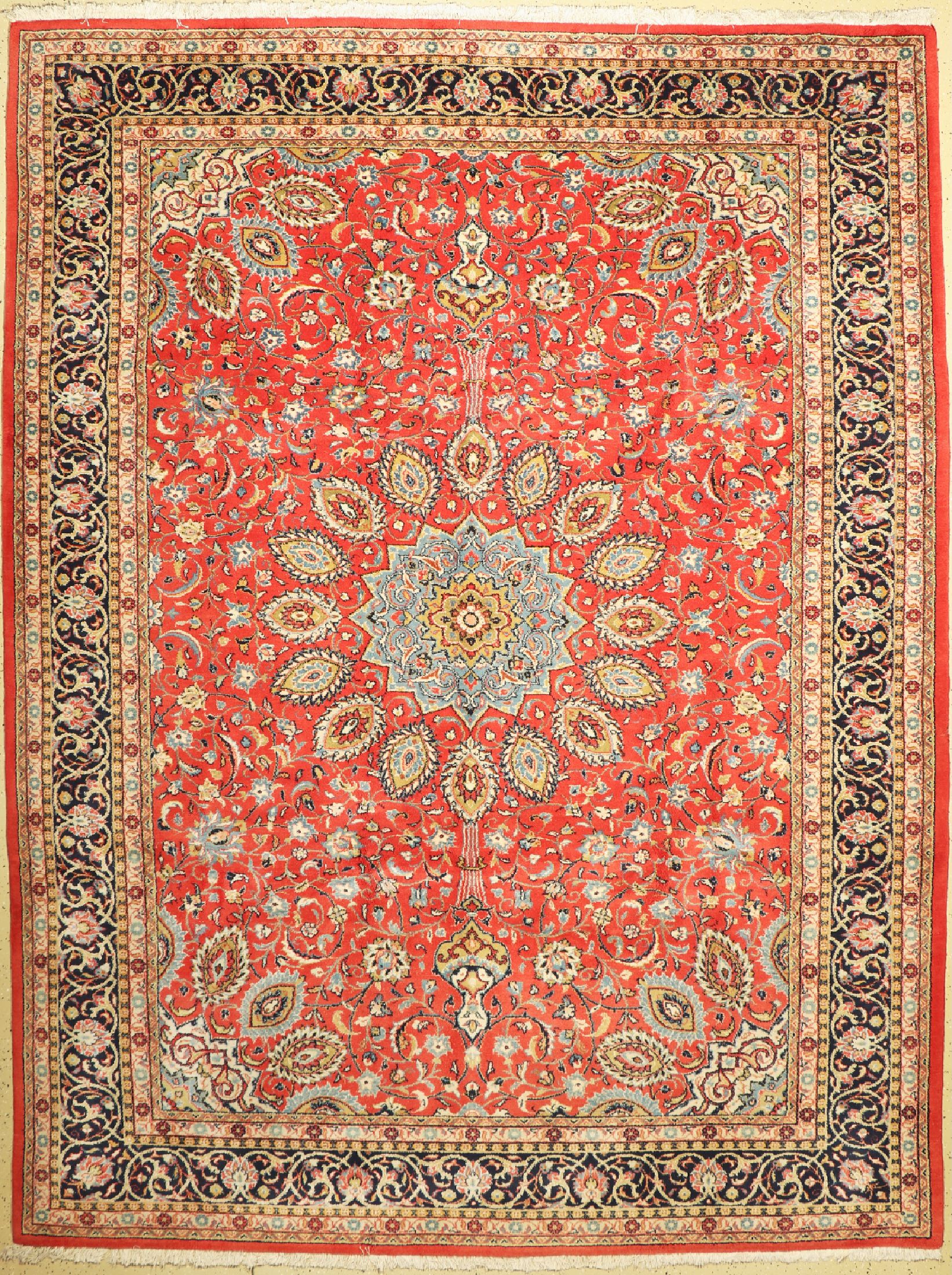 Sarogh, Persien, ca. 50 Jahre, Wolle auf Baumwolle, ca. 350 x 265 cm, EHZ: 1-2