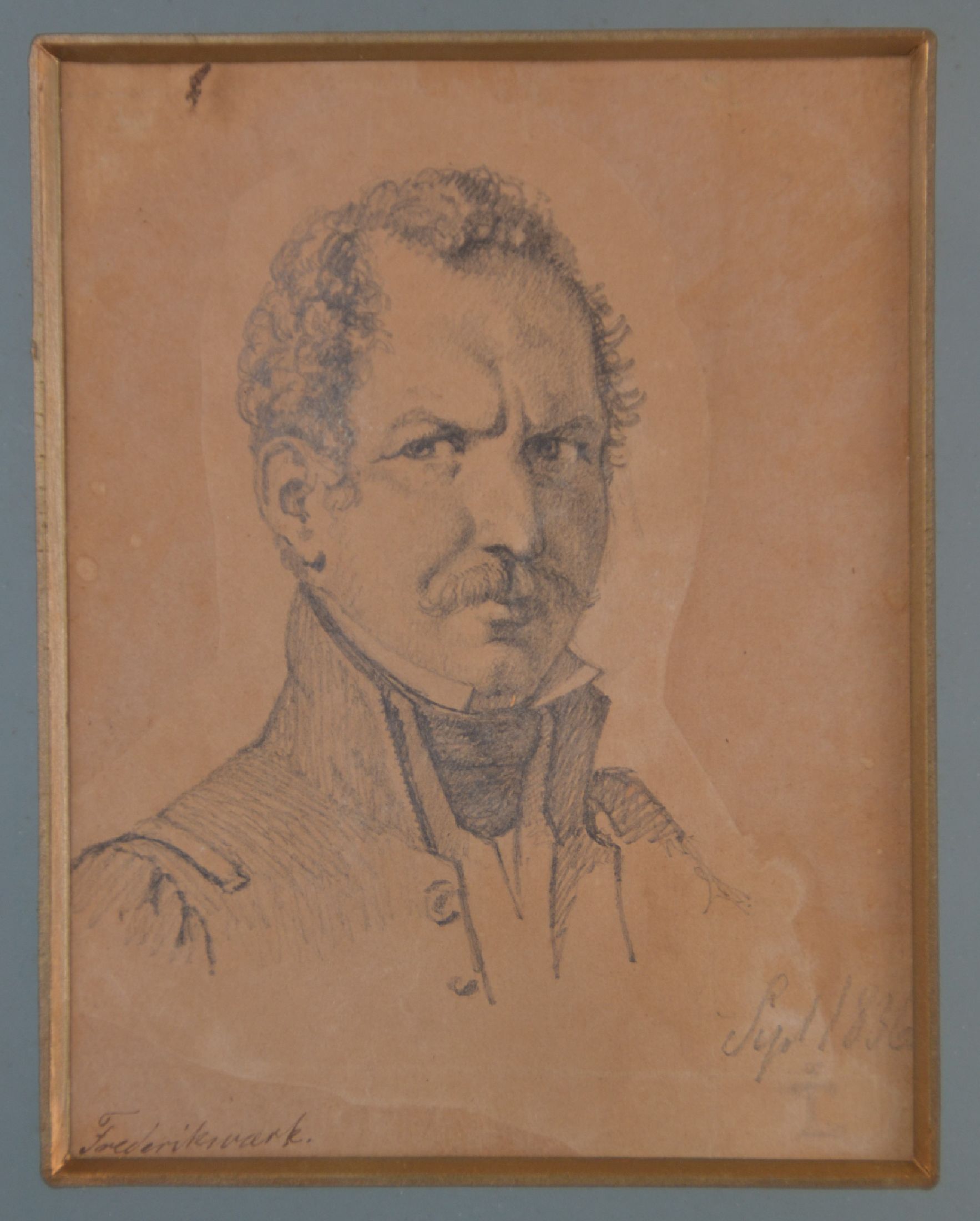 Detail a: Johan Thomas Lundbye, 1818 Kalundborg - 1848 Bedstedt, zw. 1863 und 64 dänischer Kriegsminister, Studium an der Akademie Kopenhagen, ...