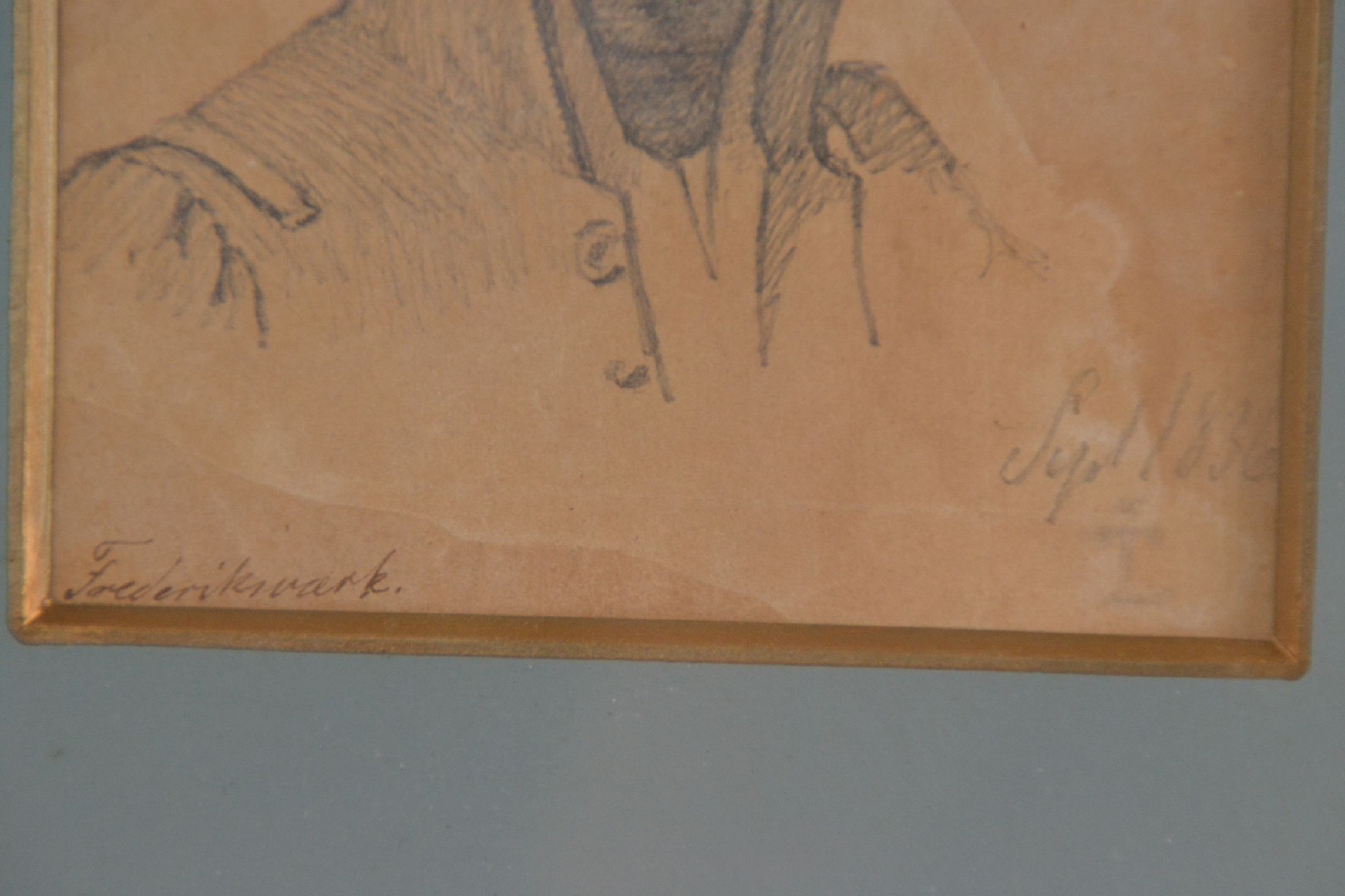 Detail d: Johan Thomas Lundbye, 1818 Kalundborg - 1848 Bedstedt, zw. 1863 und 64 dänischer Kriegsminister, Studium an der Akademie Kopenhagen, ...