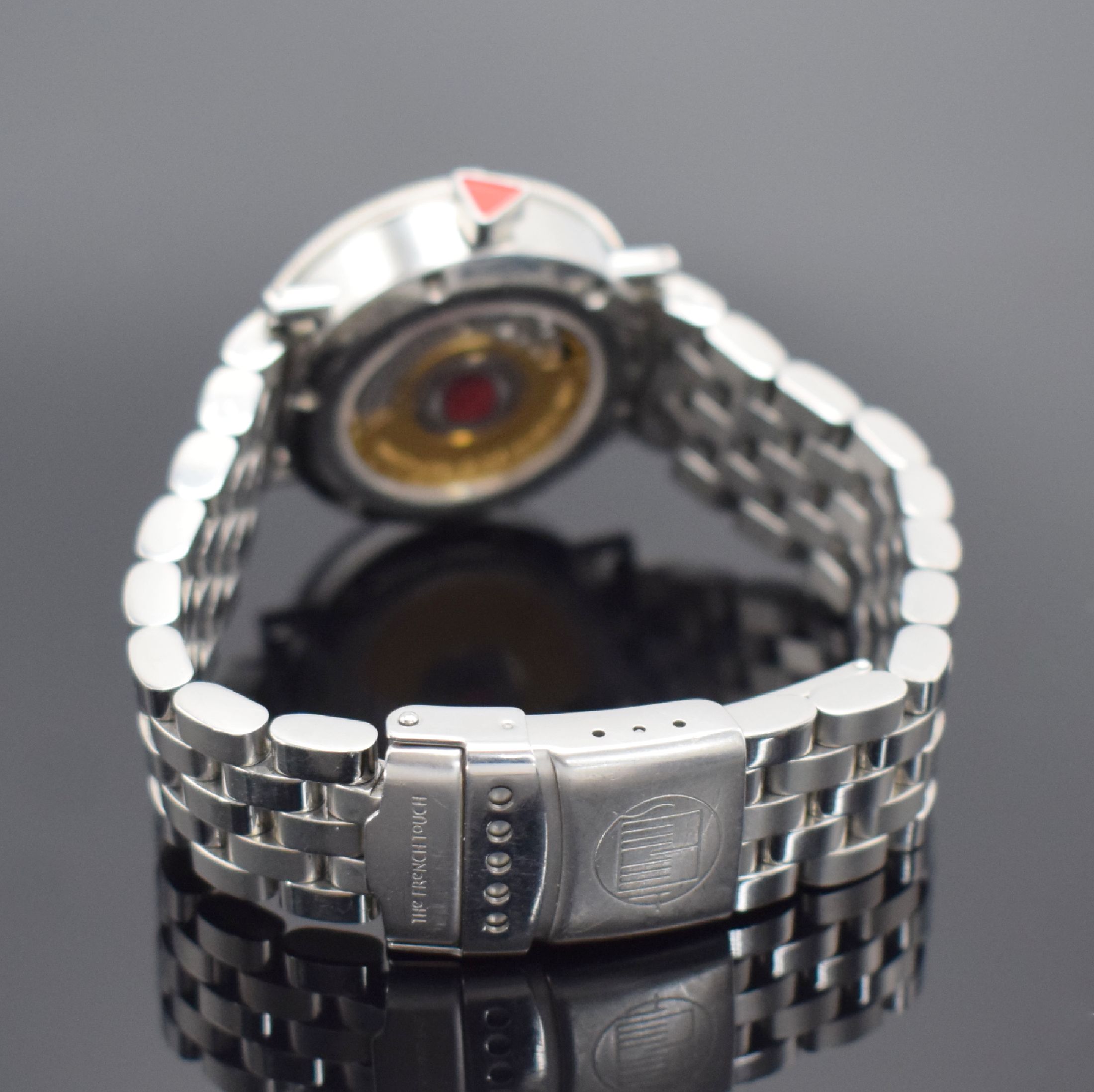 Detail b: ALAIN SILBERSTEIN Marine GMT auf 500 Stück limitierte Armbanduhr mit 2. Zeitzone, Automatik, beids. vergl. Edelstahlgehäuse inkl. Gliederband m. ...