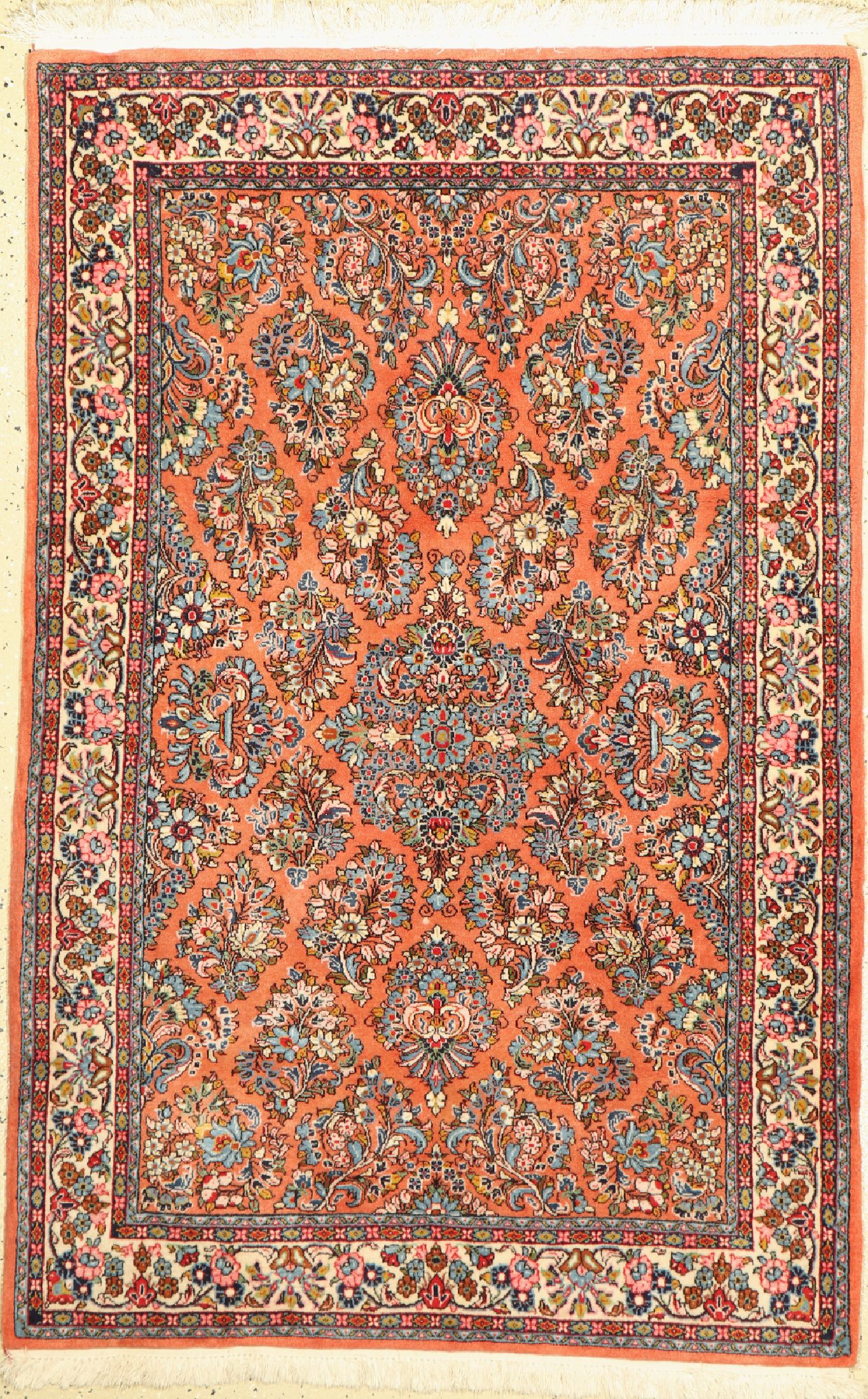 Sarogh Kork fein, Persien, ca. 50 Jahre, Korkwolle, ca. 160 x 105 cm, EHZ: 1-2