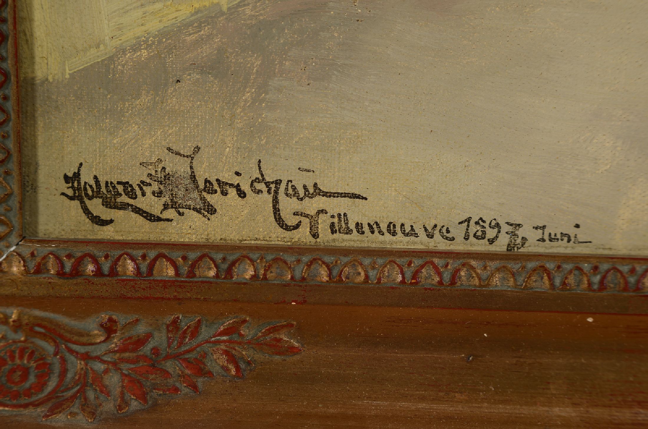 Detail a: Holger Hvitfeldt Jerichau, 1861-1900 Kopenhagen, Sohn des Bildhauers Jens Adolf Jerichau und der Malerin, Elisabeth Jerichau Baumann, die ihn das ...