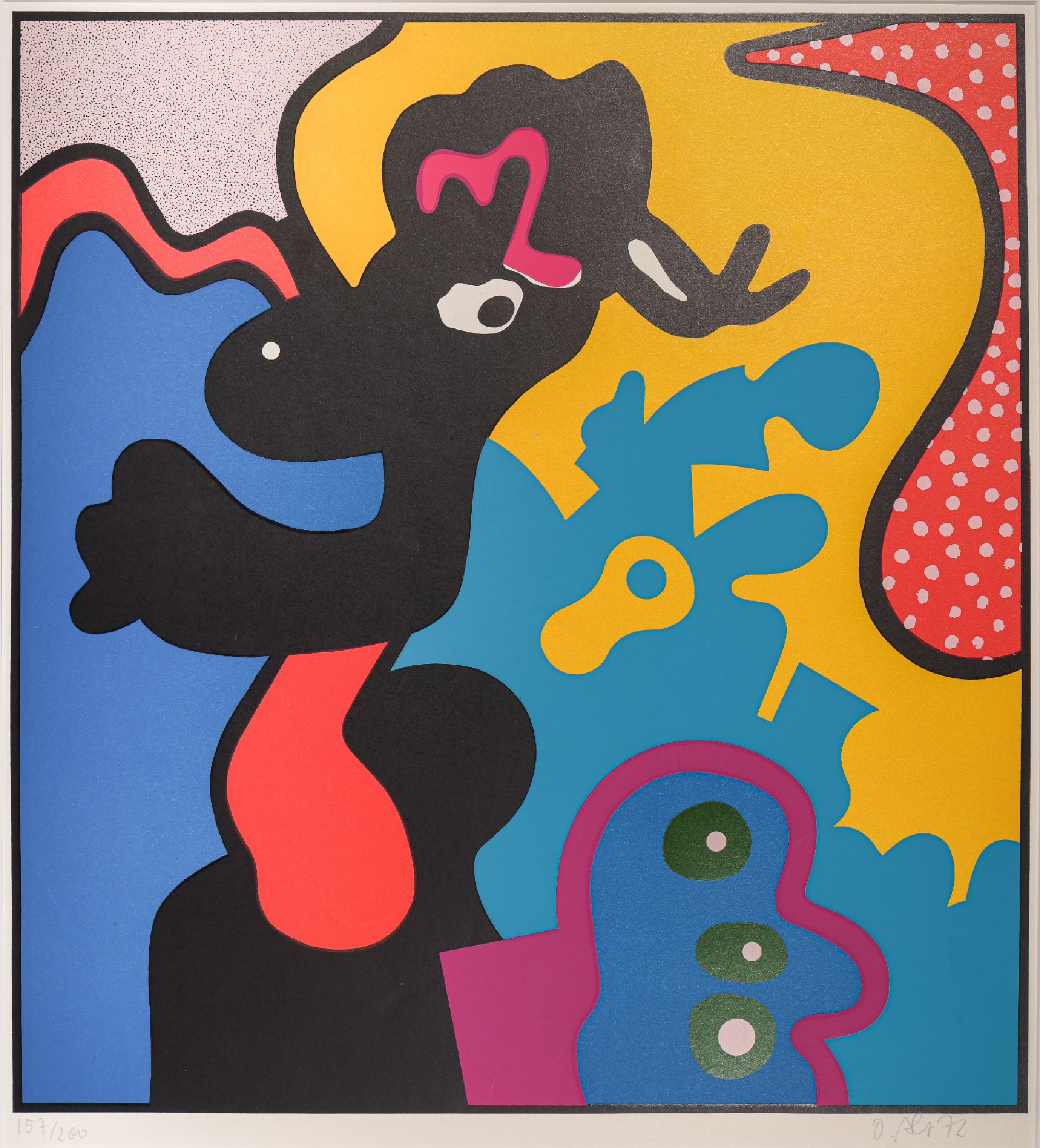Otmar Alt, geb. 1940, Farbsiebdruck, sign., num. 157/200, PP, ca. 80x68 cm , PP mit Flecken