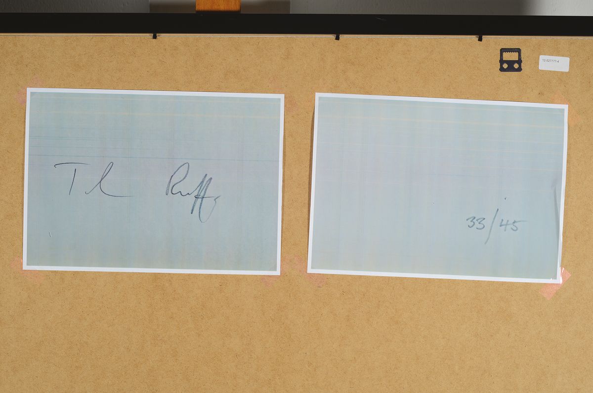 Detail a: Thomas Ruff, geb. 1958,, Fotografie, Drucktechnik: digitaler Pigmentdruck im hochwertiger Ditone-Druckverfahren auf Fotopapier, Blattgröße 90x120 ...