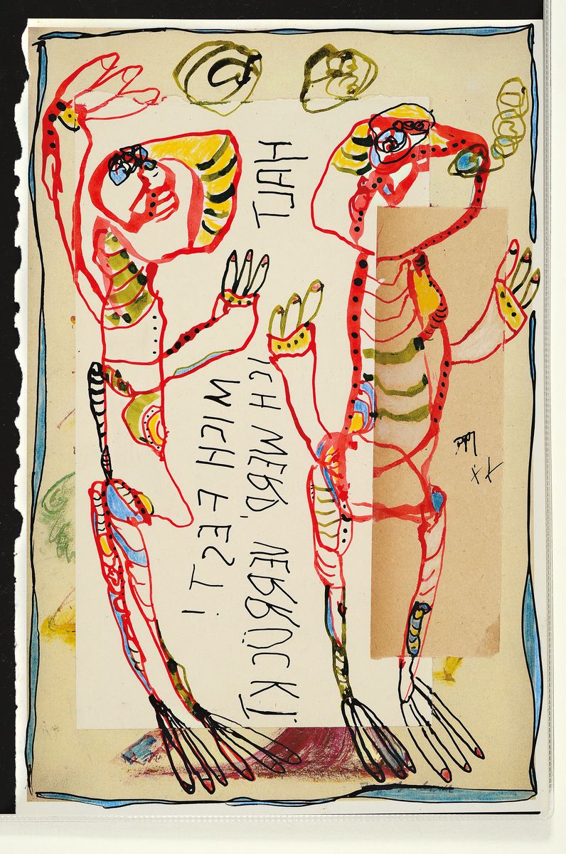 Peter Padubrin-Thomys, geb. 1968 in Halle/ Saale, Konvolut aus 2 Werken, ca. 20x30, 23x28 cm