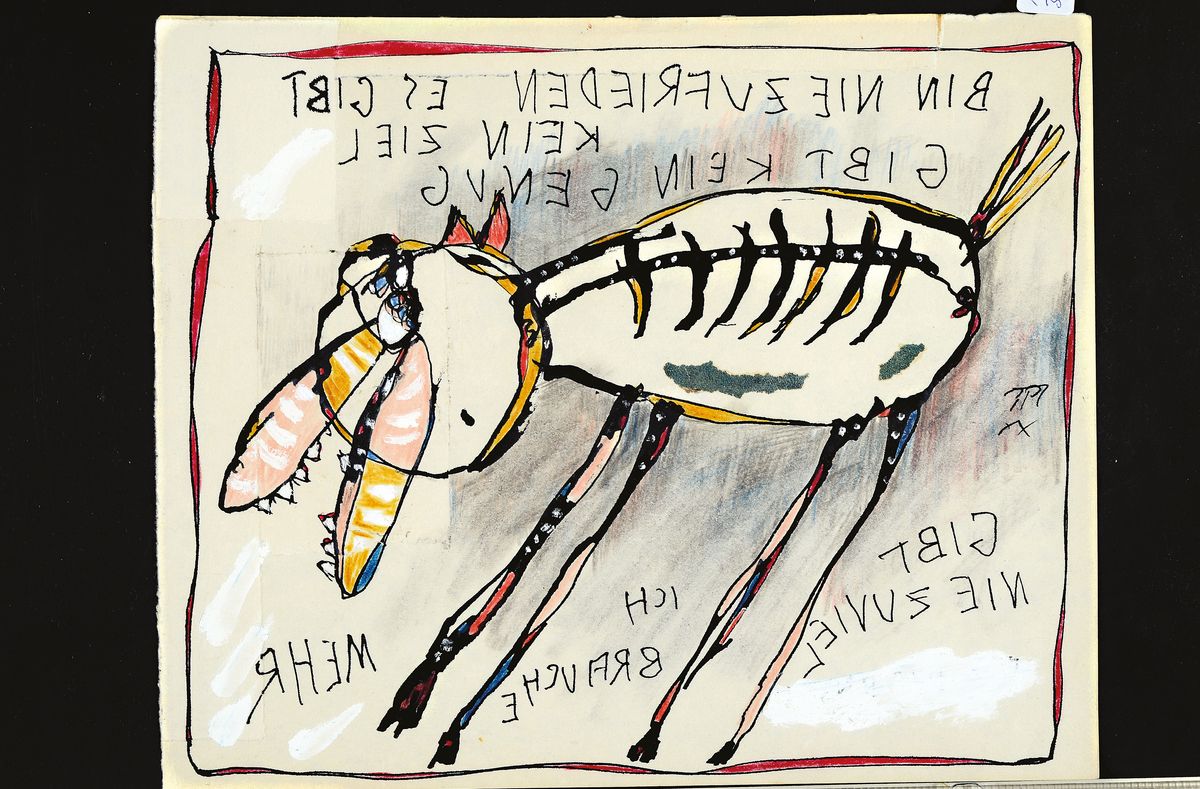Detail c: Peter Padubrin-Thomys, geb. 1968 in Halle/ Saale, Konvolut aus 2 Werken, ca. 20x30, 23x28 cm