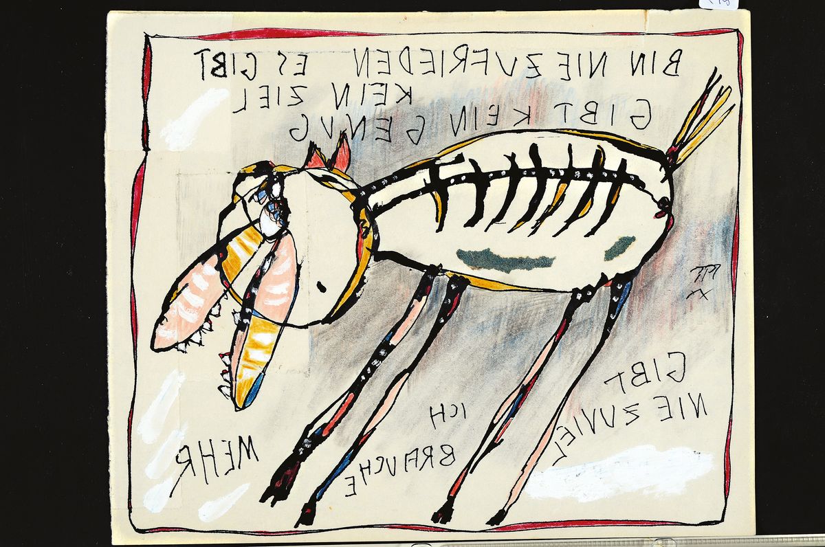 Detail n: Peter Padubrin-Thomys, geb. 1968 in Halle/ Saale, Konvolut aus 2 Werken, ca. 20x30, 23x28 cm