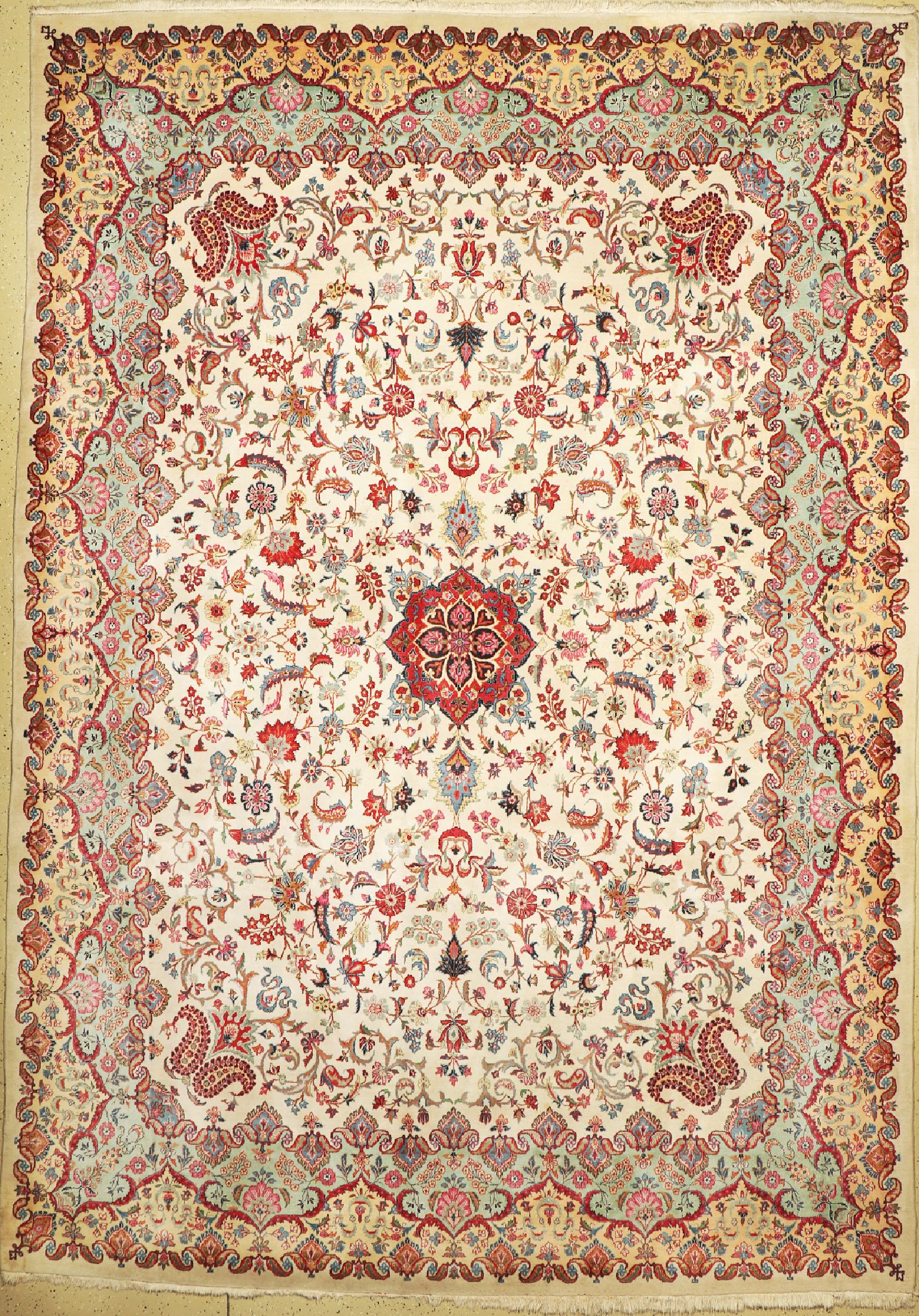 Keschan alt, Persien, um 1960, Wolle auf Baumwolle, ca. 385 x 275 cm, EHZ: 2(Fleckig)