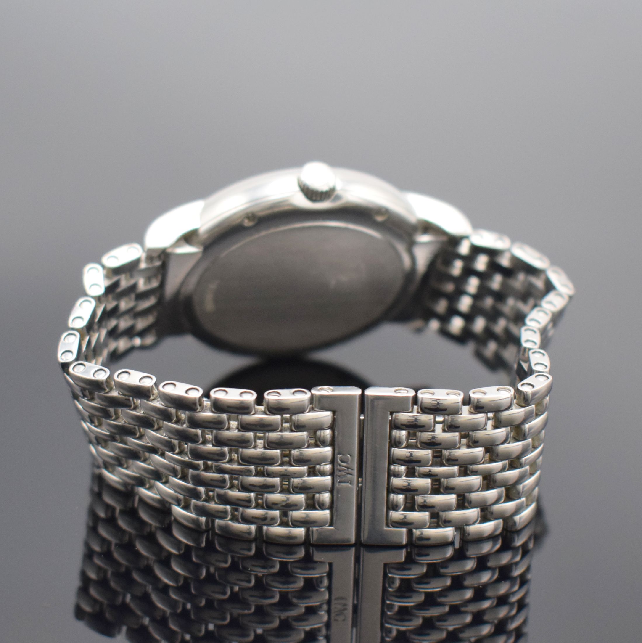 Detail b: IWC Armbanduhr Portofino in Edelstahl Referenz IW353303, Automatik, Edelstahlgeh. inkl. orig. Gliederband m. dopp. Faltschl., Boden 4 -fach verschr., ...