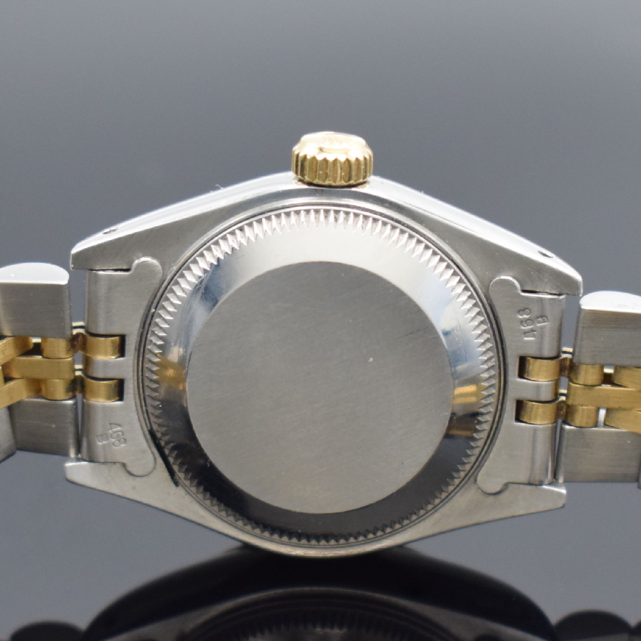 Detail d: ROLEX Damenarmbanduhr Oyster Perpetual Datejust Referenz 69173, Automatik, Schweiz um 1993, Chronometer der Superlative in Stahl/Gold kombiniert ...