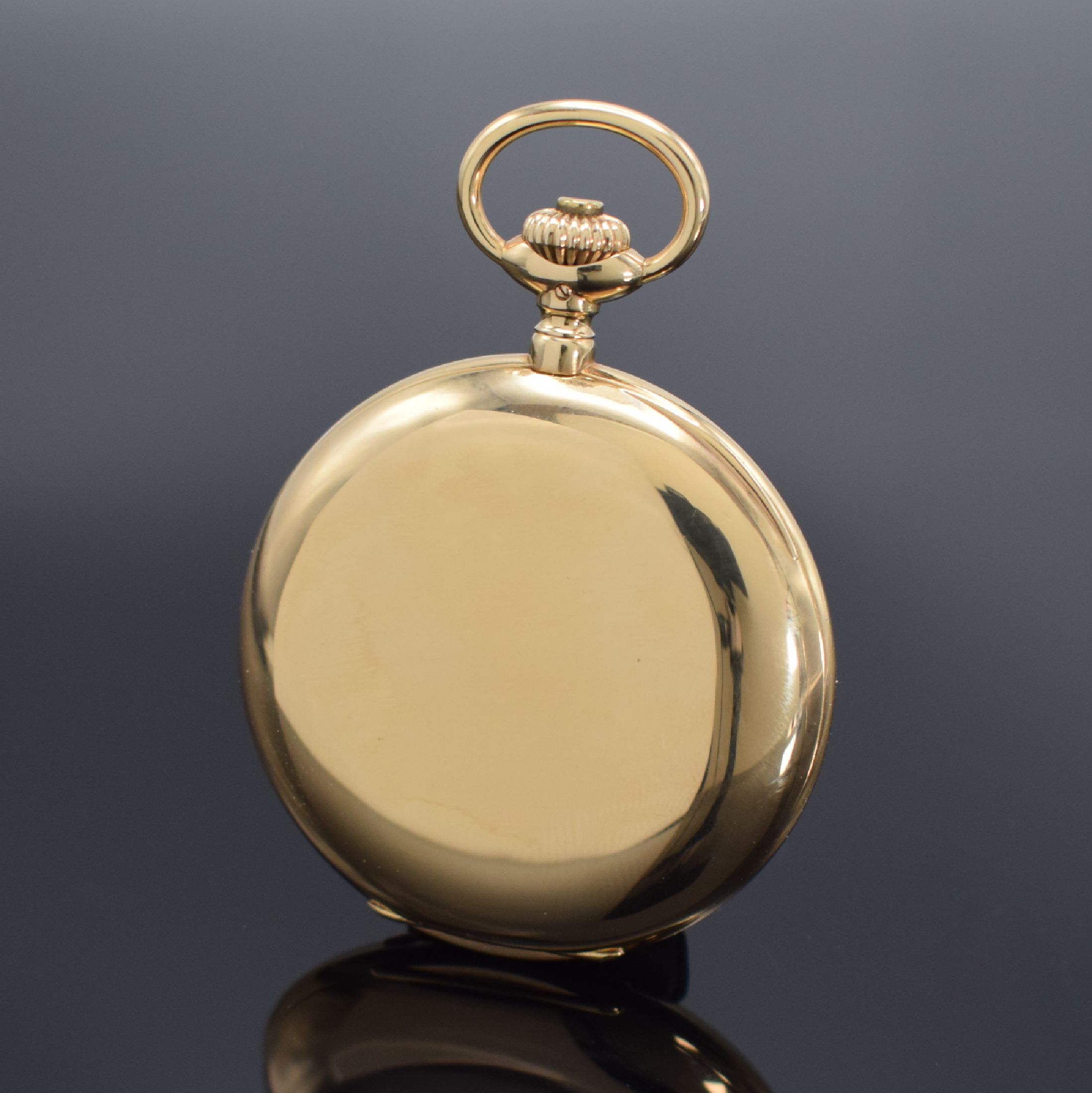 Detail c: DEUTSCHE UHRENFABRIKATION GLASHÜTTE A. LANGE & SÖHNE Herrensavonette in RoséG 585/000, Deutschland verk. lt. beil. Zertifikat von 2001 03/1921, ...