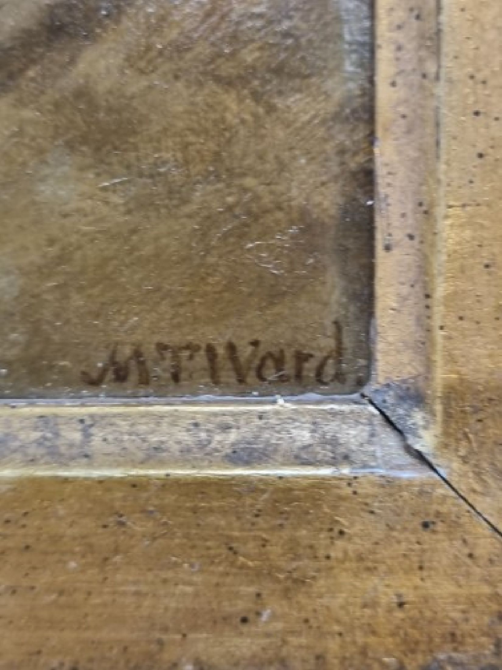 Detail e: Martin Theodore Ward, 1799 London - 1874, Schüler von Edwin Landseer, einer der angesehensten Tiermaler Großbritanniens, zwei Terrier beim erlegen ...