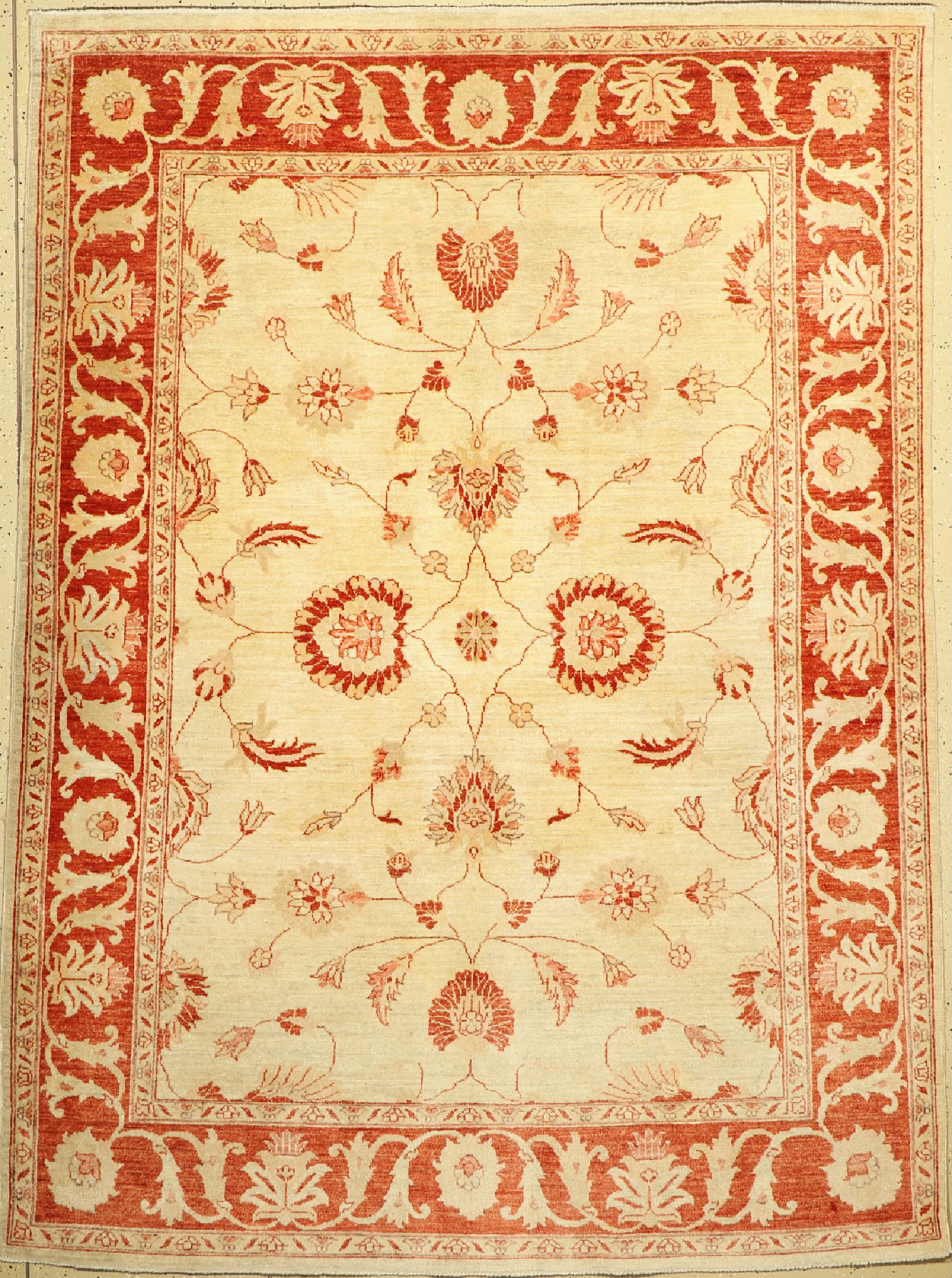 Sigler, Pakistan, ca. 40 Jahre, Wolle auf Baumwolle, ca. 233 x 171 cm, EHZ: 1-2