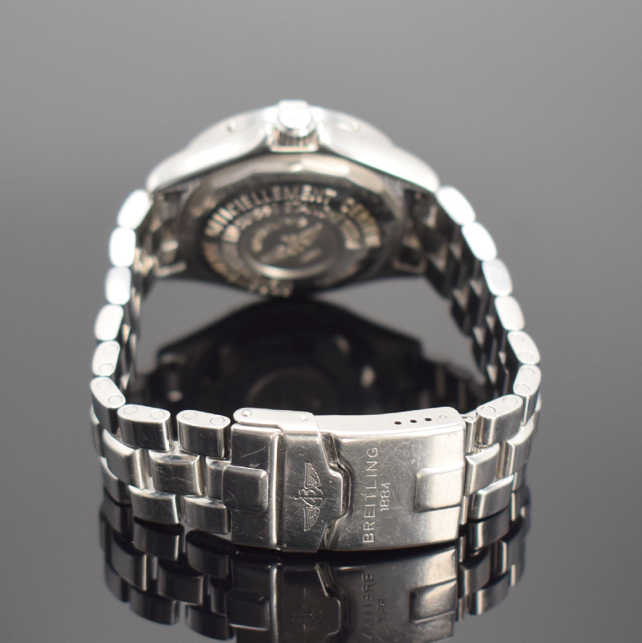 Detail b: BREITLING Colt Superocean Herrenarmbanduhr Referenz A17340, Schweiz verk. lt. beil. Pap. 11/2000, Automatik, verschr. Edelstahlgeh., orig. ...