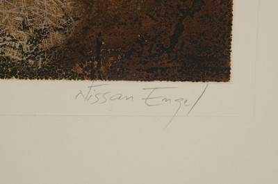 26501749a - Nissan Engel, 1931-2016, Farbradierung, ´Fa´, num. E.A., Platte ca. 21x29 cm, gesamt ca. ...