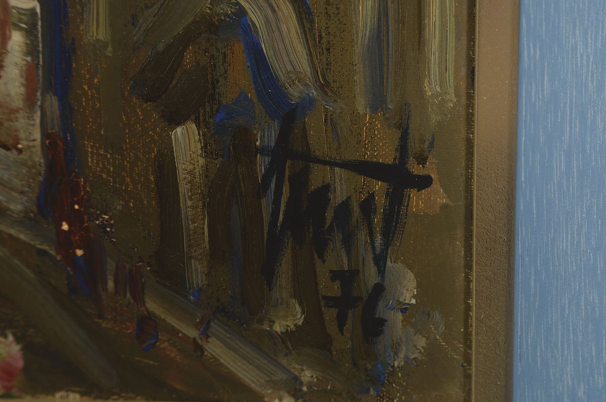 Detail a: Georg Günther Zeuner, 1923 Dresden - 2011 Speyer, Studium an der Kunstgewerbeschule u. der Akademie Dresden, reüssierte v.a. in Arbeiten in ...